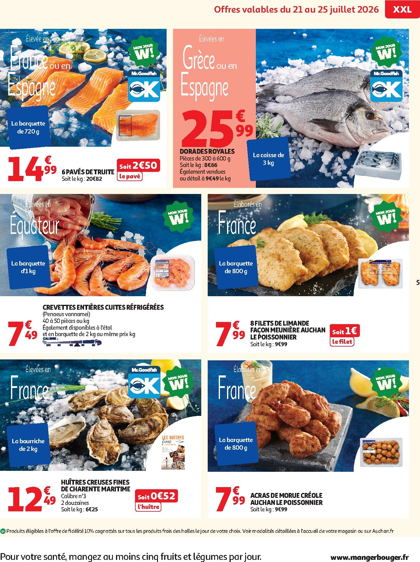 auchan - Auchan - Promos XXL, rentrée - Hypermarché folder voor volgende week van dinsdag 21/07/2026 tot zondag 02/08/2026 - page: 5