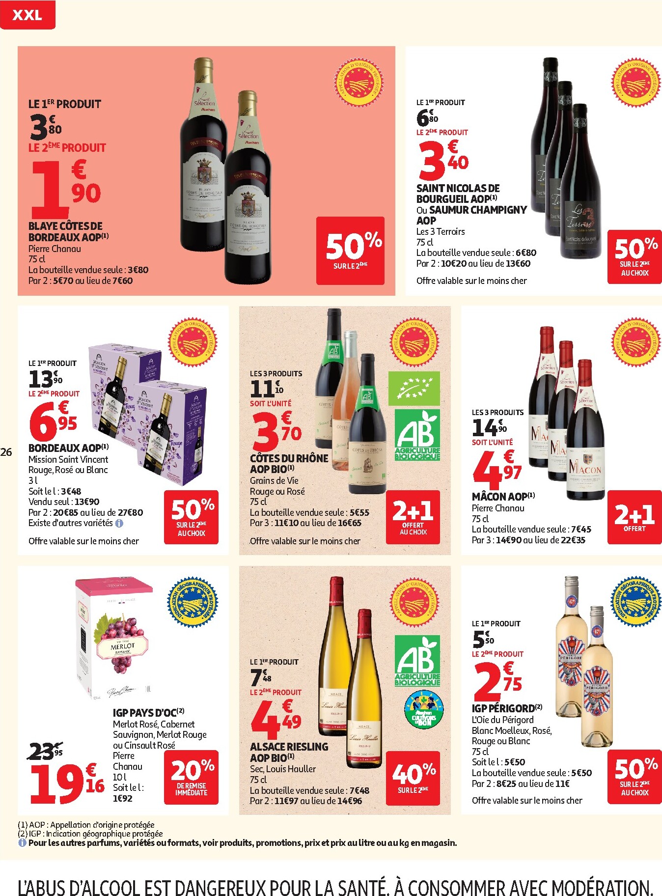 auchan - Auchan - Promos XXL, rentrée - Hypermarché folder voor volgende week van dinsdag 21/07/2026 tot zondag 02/08/2026 - page: 26