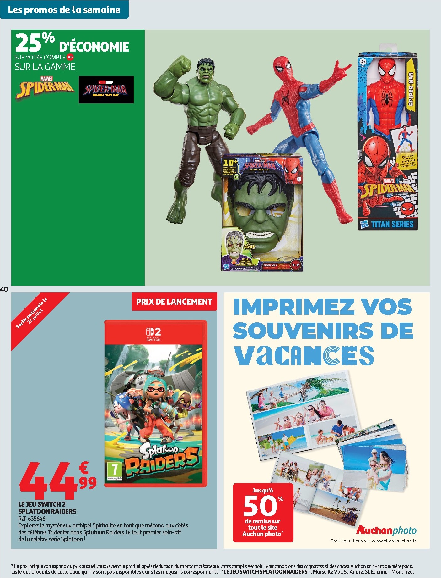 auchan - Auchan - Promos XXL, rentrée - Hypermarché folder voor volgende week van dinsdag 21/07/2026 tot zondag 02/08/2026 - page: 40