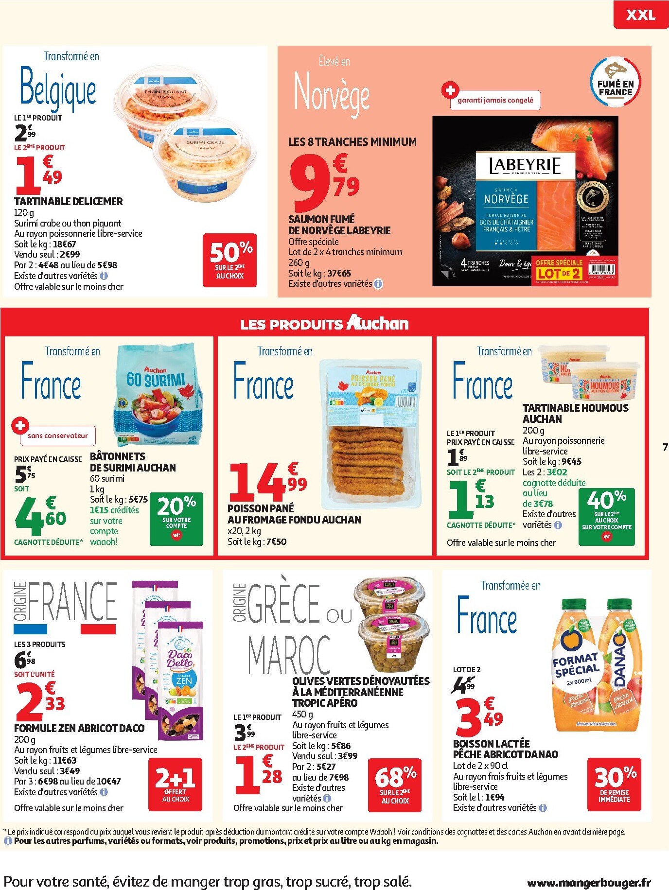 auchan - Auchan - Promos XXL, rentrée - Hypermarché folder voor volgende week van dinsdag 21/07/2026 tot zondag 02/08/2026 - page: 7