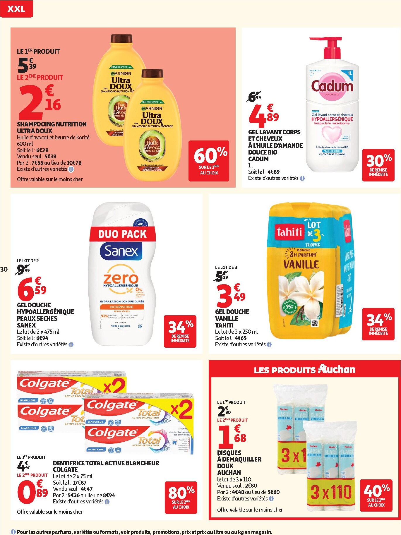 auchan - Auchan - Promos XXL, rentrée - Hypermarché folder voor volgende week van dinsdag 21/07/2026 tot zondag 02/08/2026 - page: 30