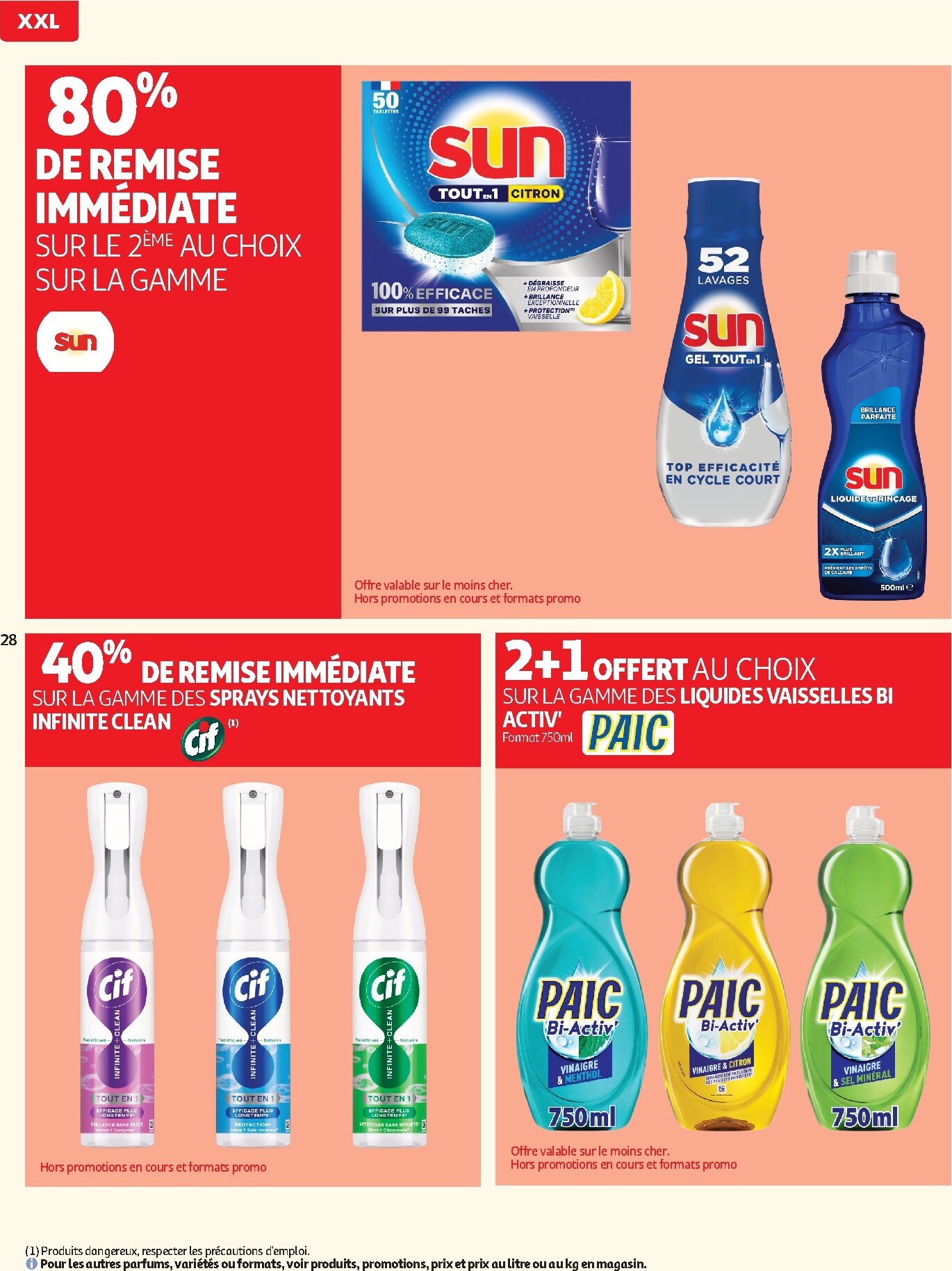auchan - Auchan - Promos XXL, rentrée - Hypermarché folder voor volgende week van dinsdag 21/07/2026 tot zondag 02/08/2026 - page: 28