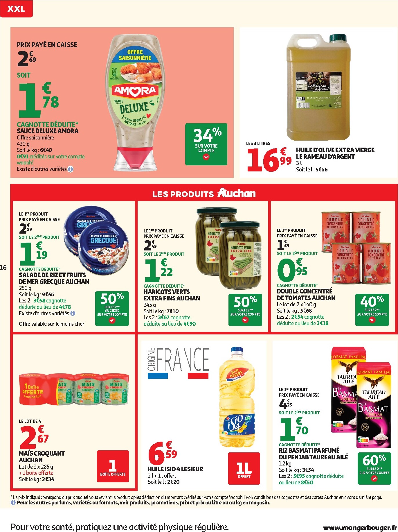auchan - Auchan - Promos XXL, rentrée - Hypermarché folder voor volgende week van dinsdag 21/07/2026 tot zondag 02/08/2026 - page: 16