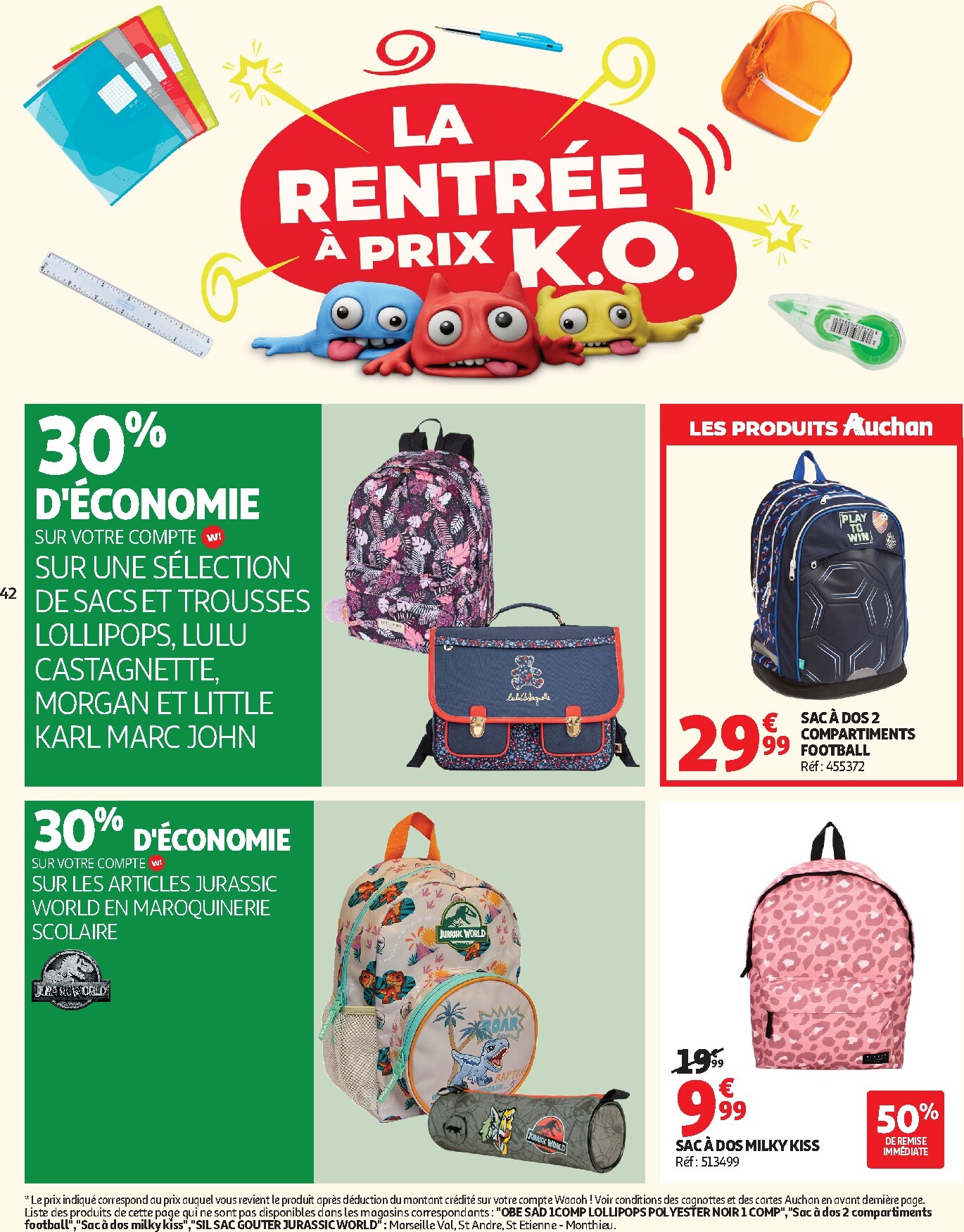 auchan - Auchan - Promos XXL, rentrée - Hypermarché folder voor volgende week van dinsdag 21/07/2026 tot zondag 02/08/2026 - page: 42