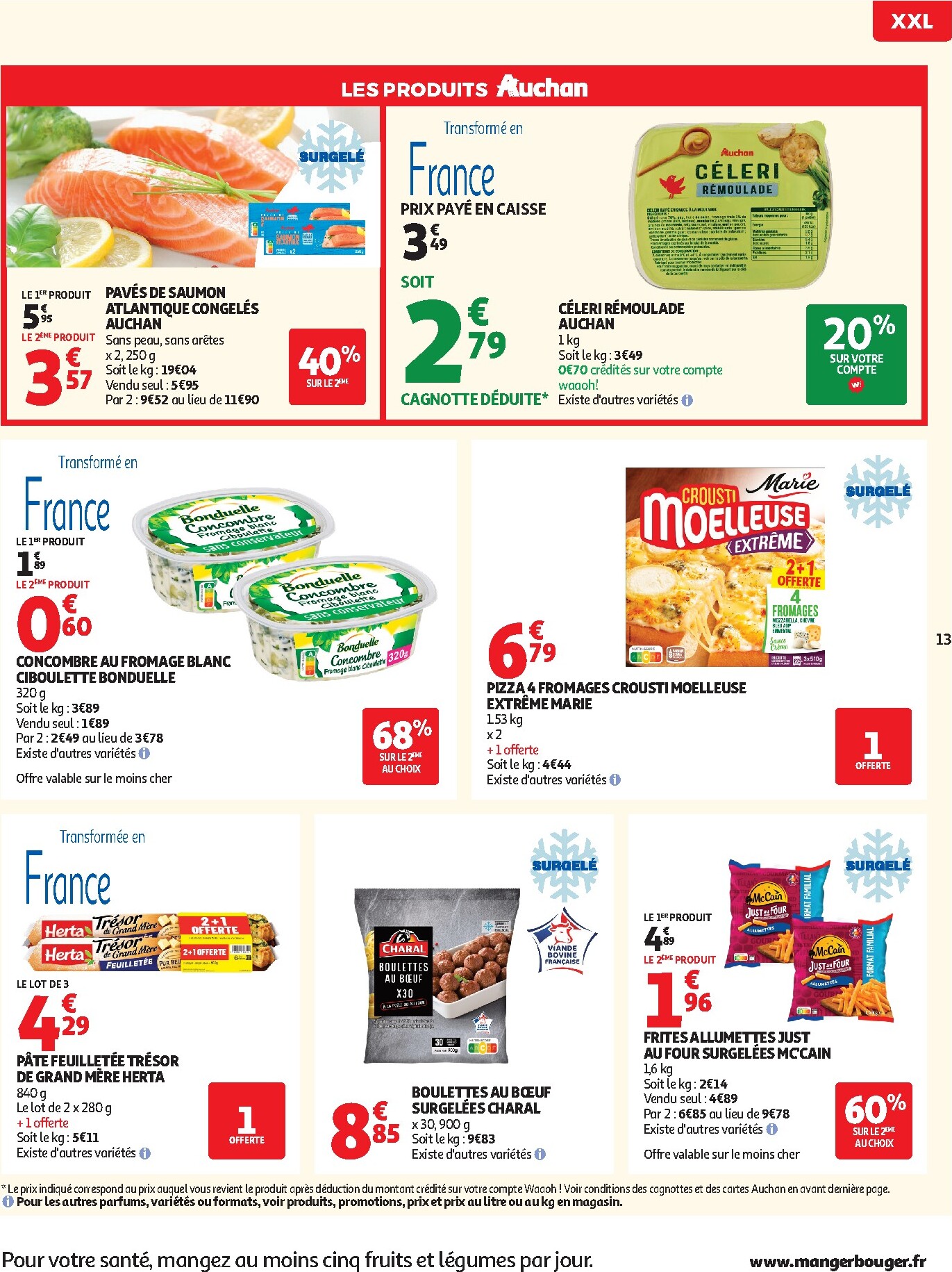 auchan - Auchan - Promos XXL, rentrée - Hypermarché folder voor volgende week van dinsdag 21/07/2026 tot zondag 02/08/2026 - page: 13