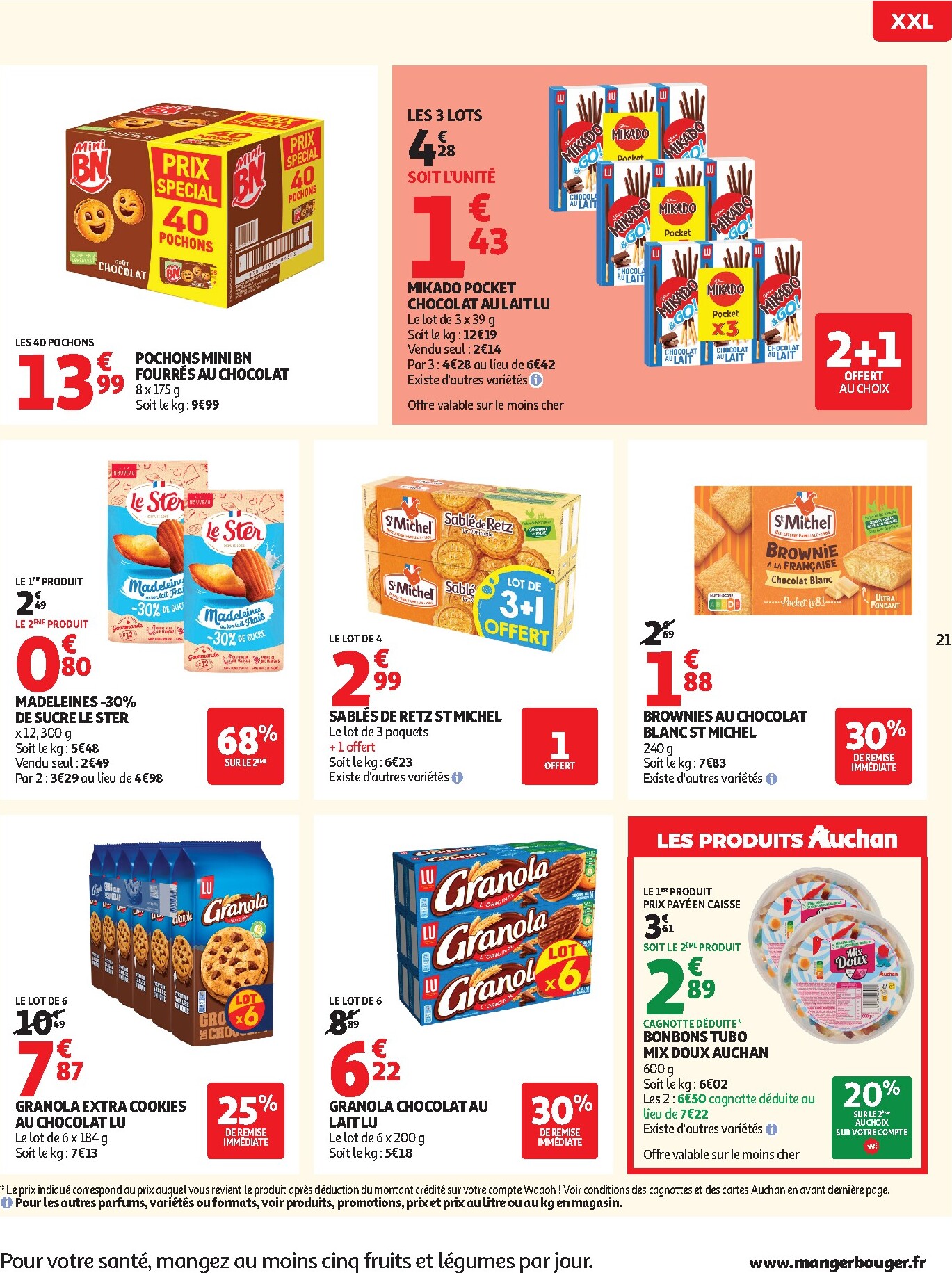 auchan - Auchan - Promos XXL, rentrée - Hypermarché folder voor volgende week van dinsdag 21/07/2026 tot zondag 02/08/2026 - page: 21