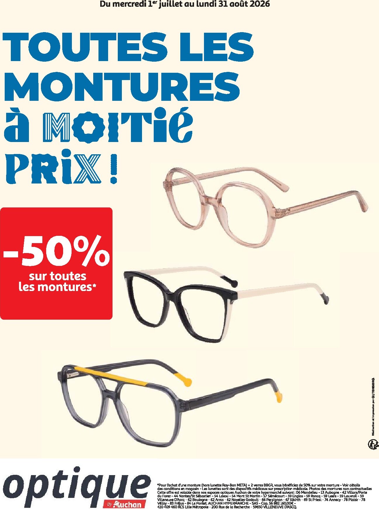 auchan - Auchan - Promos XXL, rentrée - Hypermarché folder voor volgende week van dinsdag 21/07/2026 tot zondag 02/08/2026 - page: 49