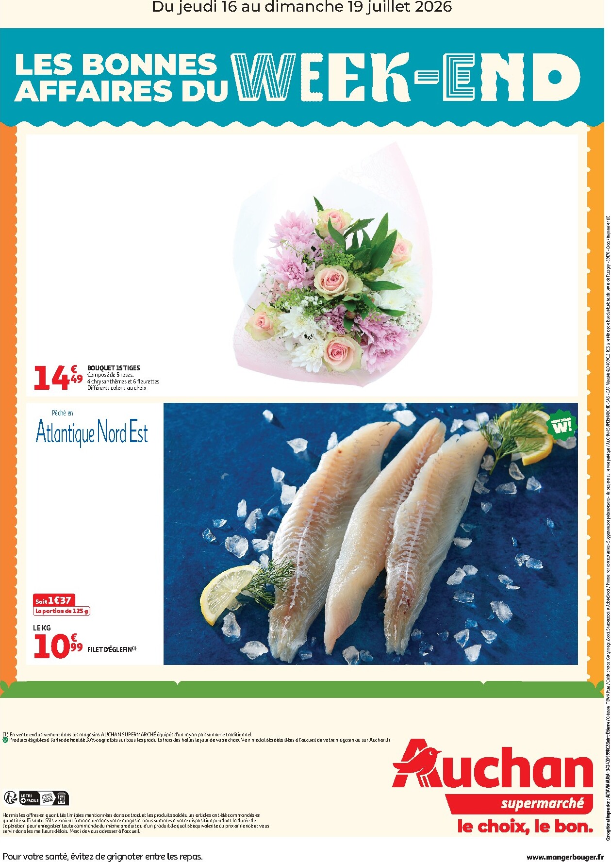 auchan - Huidige Auchan - Les bons plans du week-end dans votre super ! - Supermarché folder geldig van donderdag 16/07/2026 tot zondag 19/07/2026 - page: 2