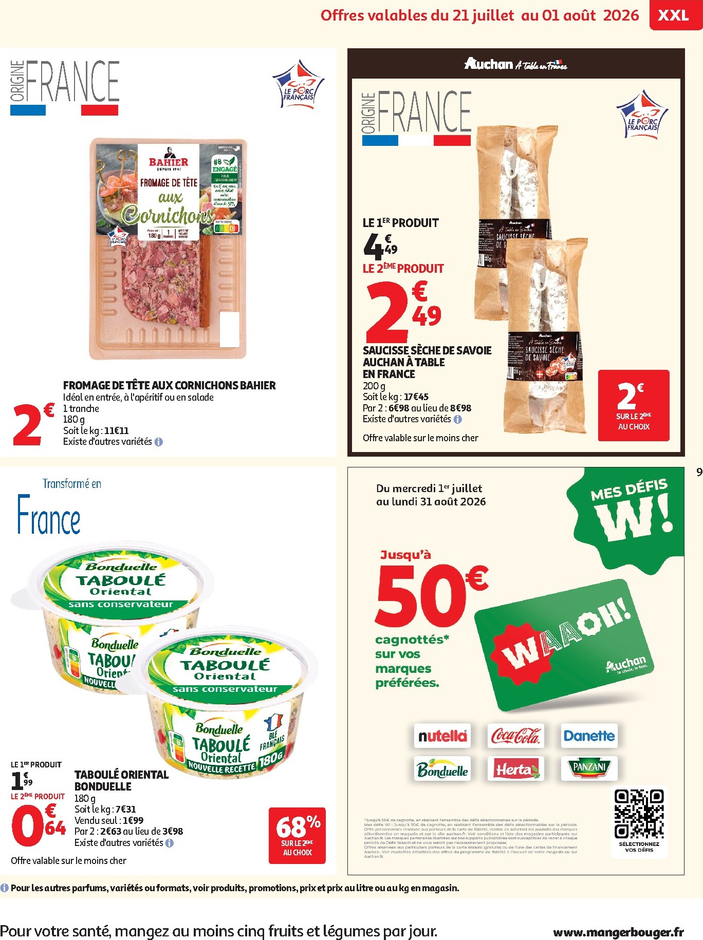 auchan - Auchan - Supermarché folder voor volgende week van dinsdag 21/07/2026 tot zaterdag 25/07/2026 - page: 9