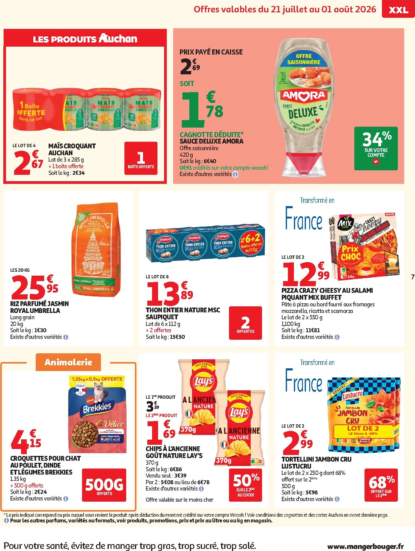 auchan - Auchan - Supermarché folder voor volgende week van dinsdag 21/07/2026 tot zaterdag 25/07/2026 - page: 7