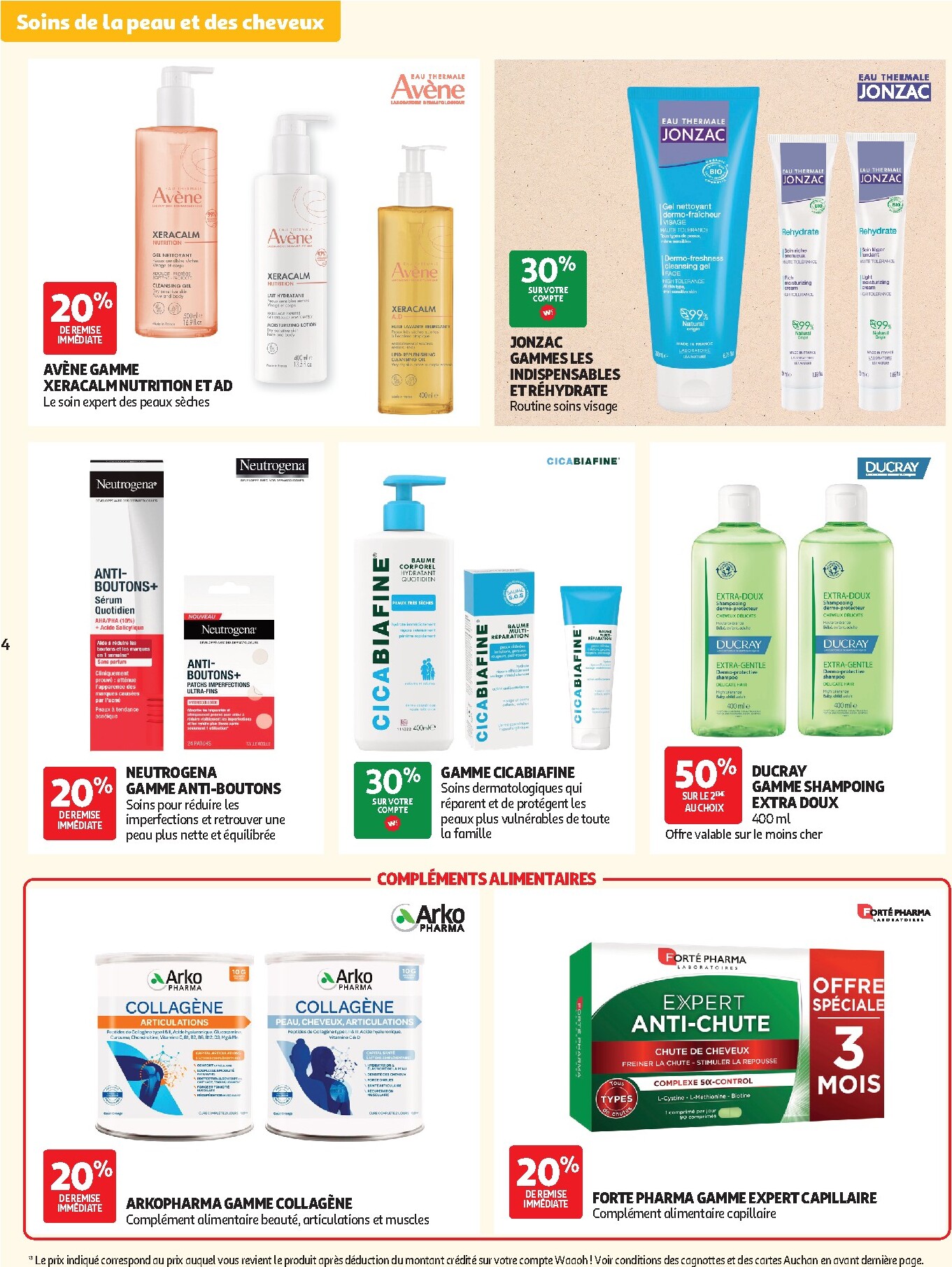 auchan - Auchan - Parapharmacie, beauté folder voor volgende week van dinsdag 28/07/2026 tot zondag 30/08/2026 - page: 4