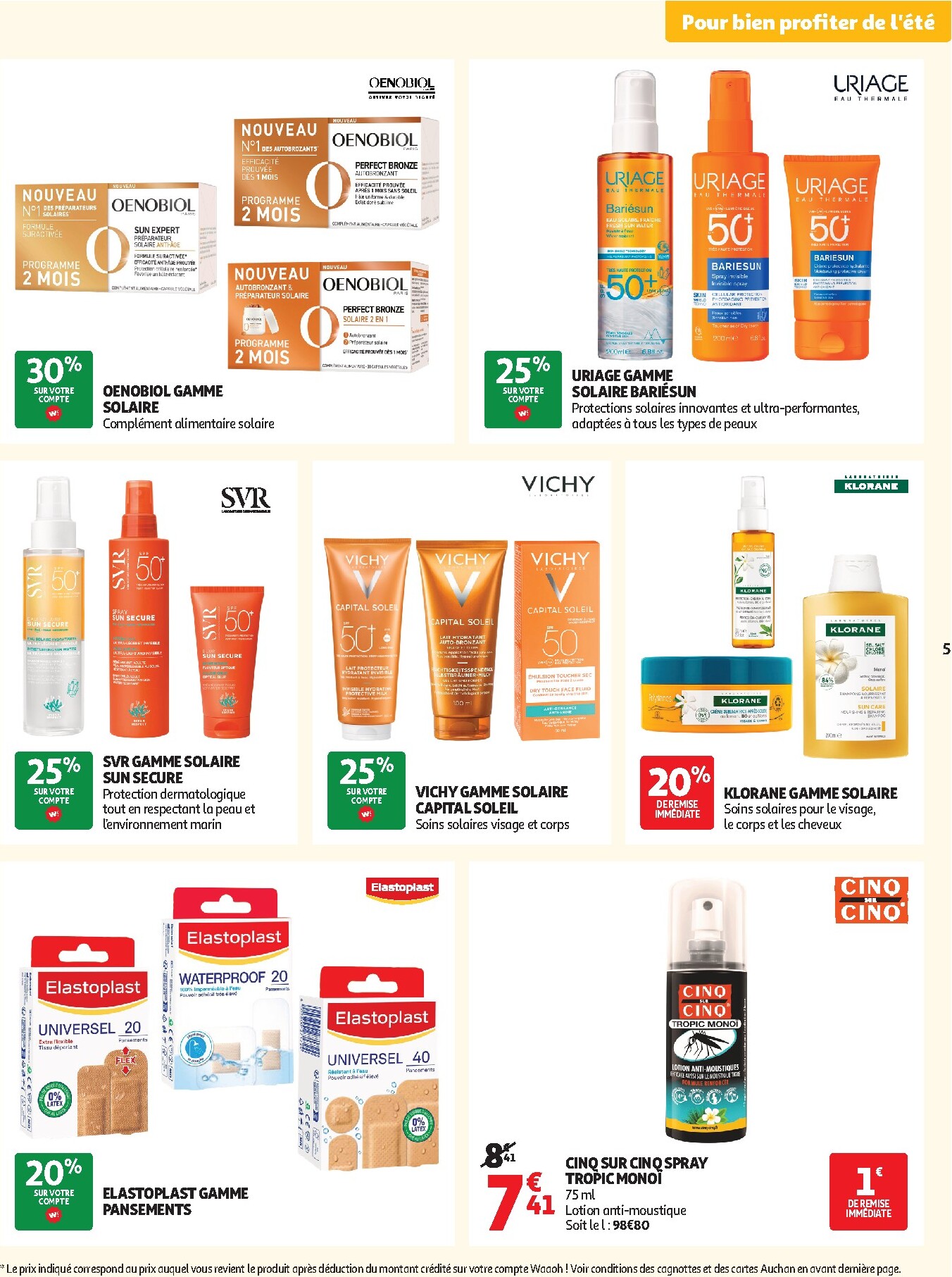 auchan - Auchan - Parapharmacie, beauté folder voor volgende week van dinsdag 28/07/2026 tot zondag 30/08/2026 - page: 5