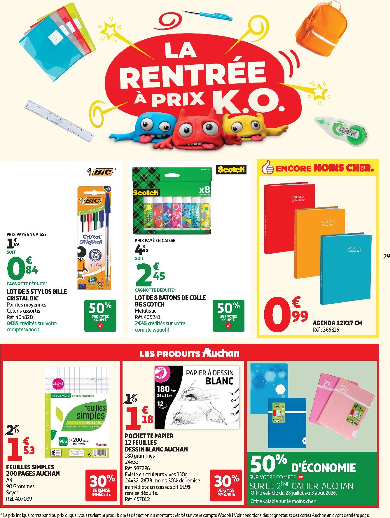 auchan - Auchan - Supermarché folder voor volgende week van dinsdag 28/07/2026 tot zaterdag 08/08/2026 - page: 29