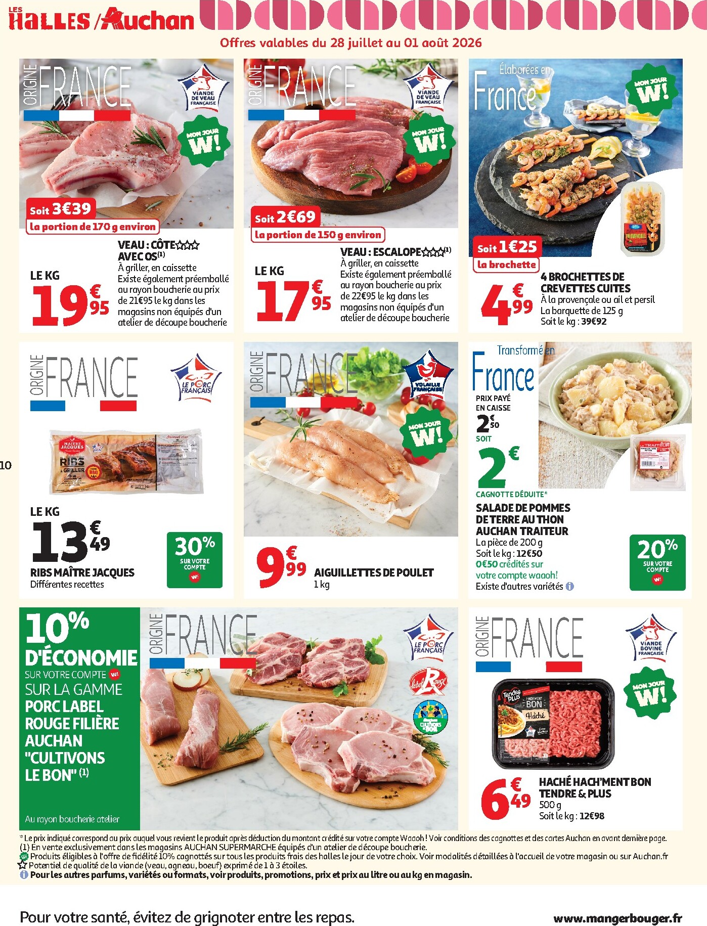 auchan - Auchan - Supermarché folder voor volgende week van dinsdag 28/07/2026 tot zaterdag 08/08/2026 - page: 10