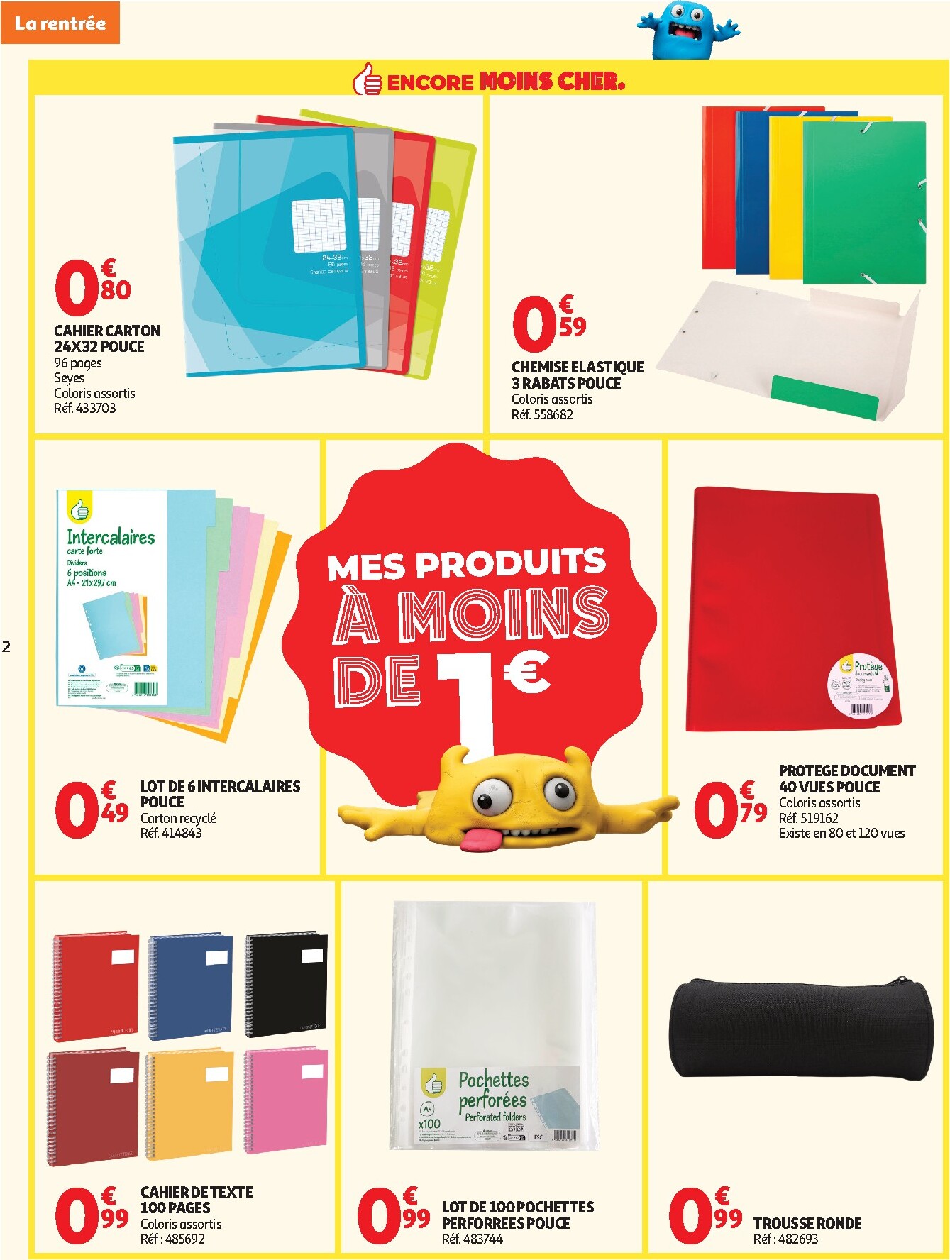 auchan - Auchan - Rentrée scolaire hypers - Hypermarché folder voor volgende week van dinsdag 04/08/2026 tot zondag 30/08/2026 - page: 2