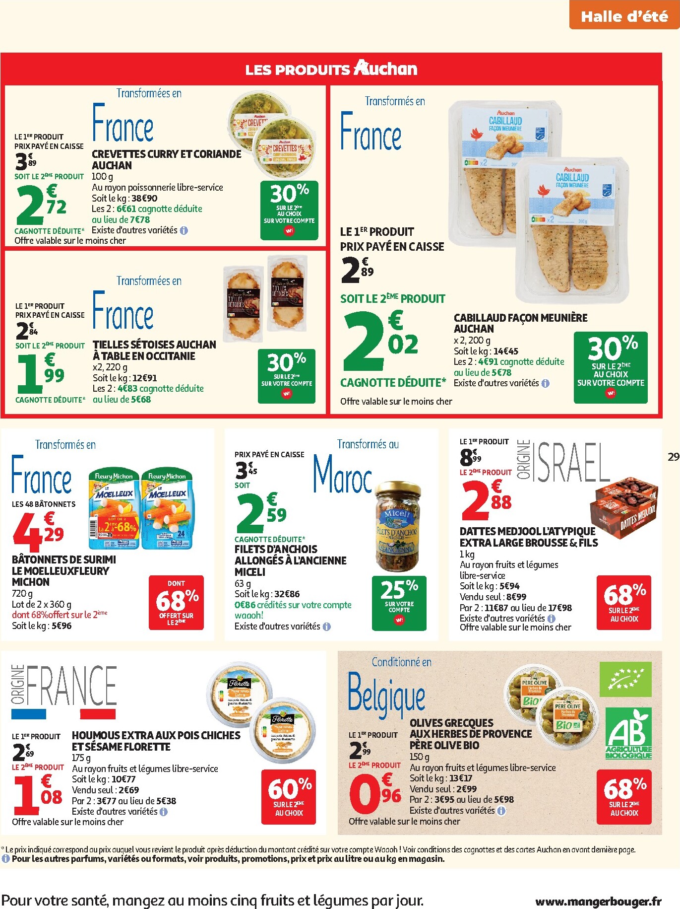 auchan - Auchan folder voor volgende week van dinsdag 04/08/2026 tot zondag 16/08/2026 - page: 29