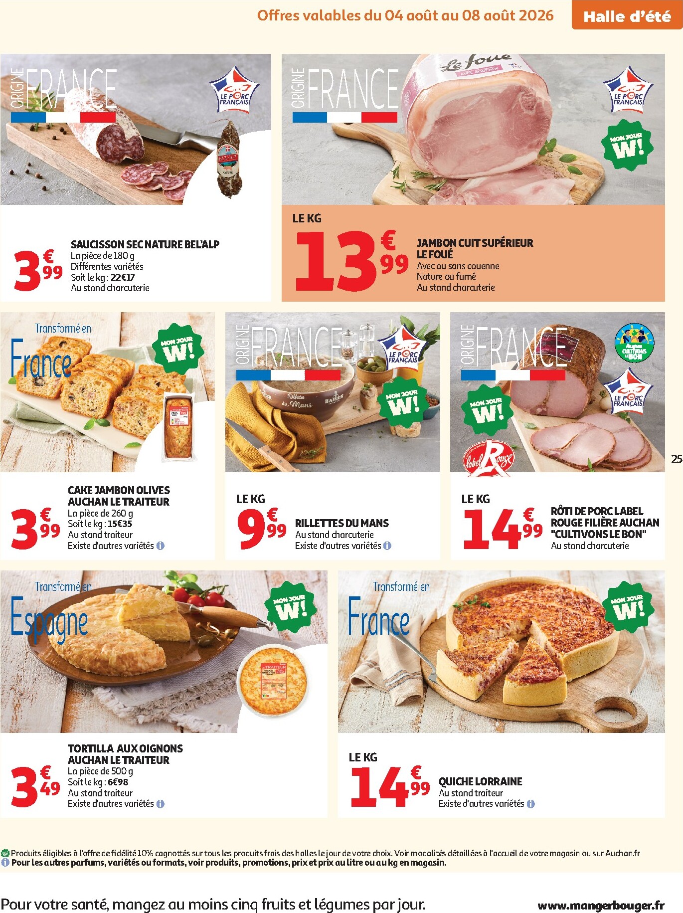 auchan - Auchan folder voor volgende week van dinsdag 04/08/2026 tot zondag 16/08/2026 - page: 25