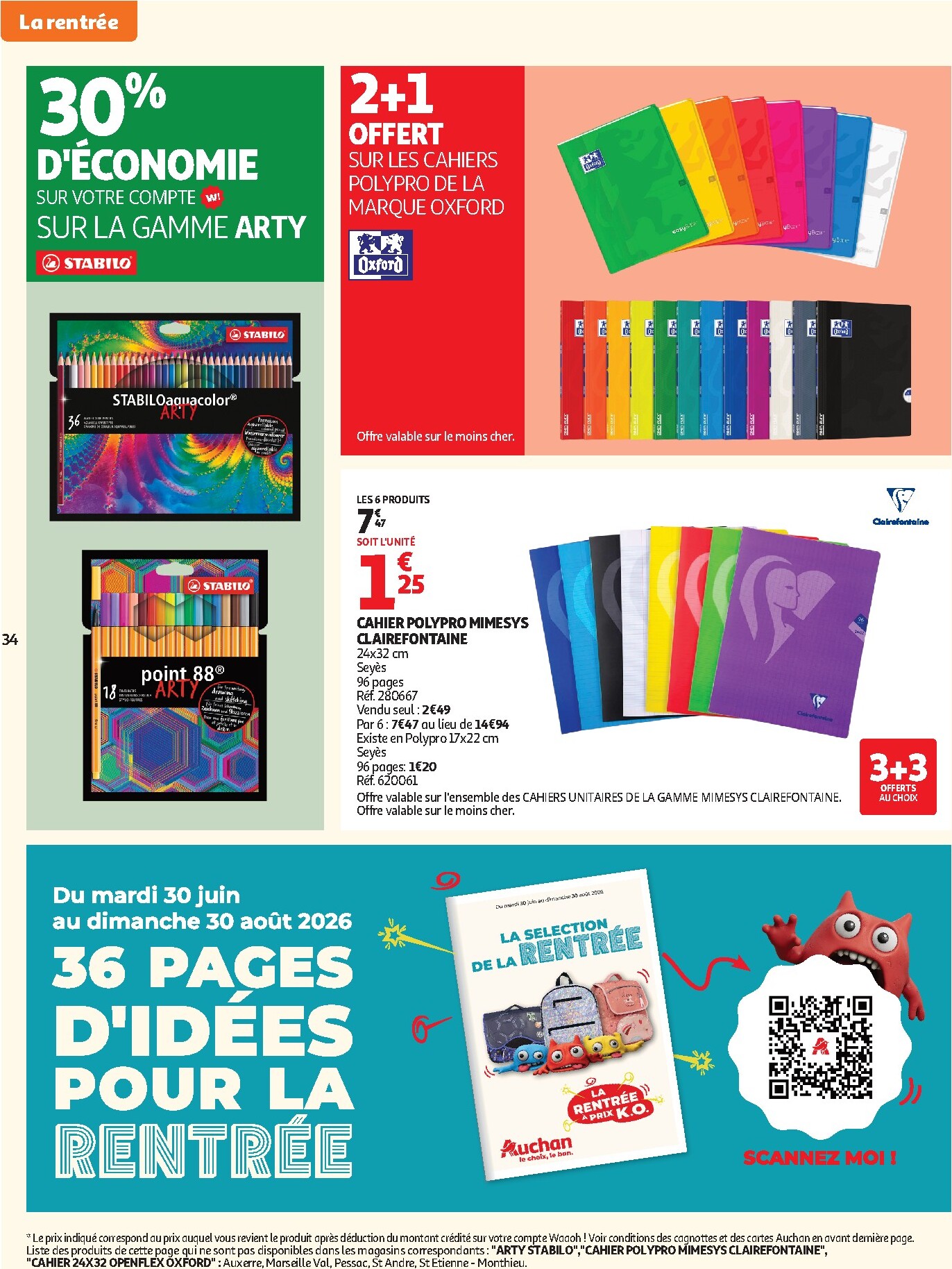 auchan - Auchan folder voor volgende week van dinsdag 04/08/2026 tot zondag 16/08/2026 - page: 34