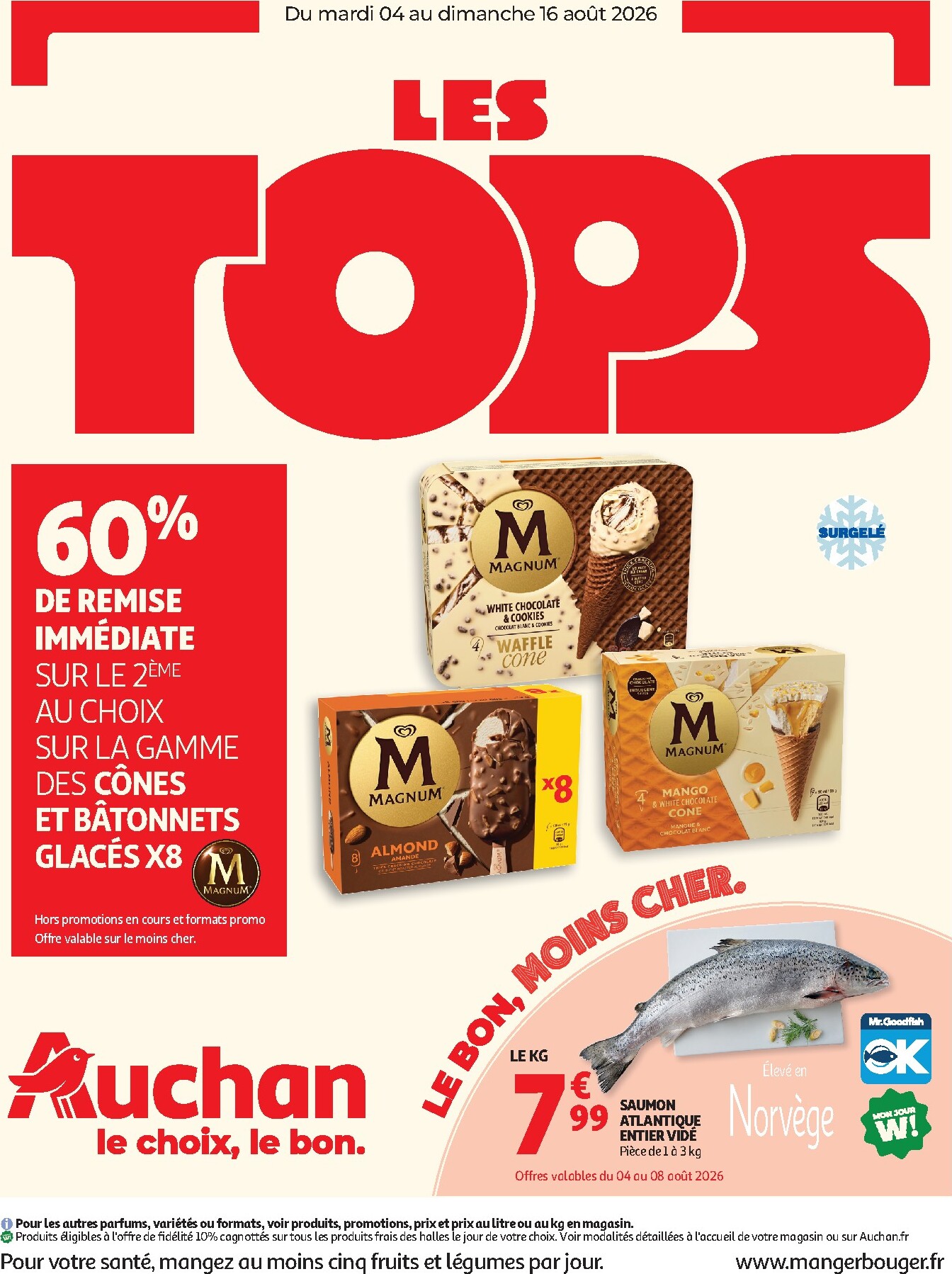 auchan - Auchan folder voor volgende week van dinsdag 04/08/2026 tot zondag 16/08/2026