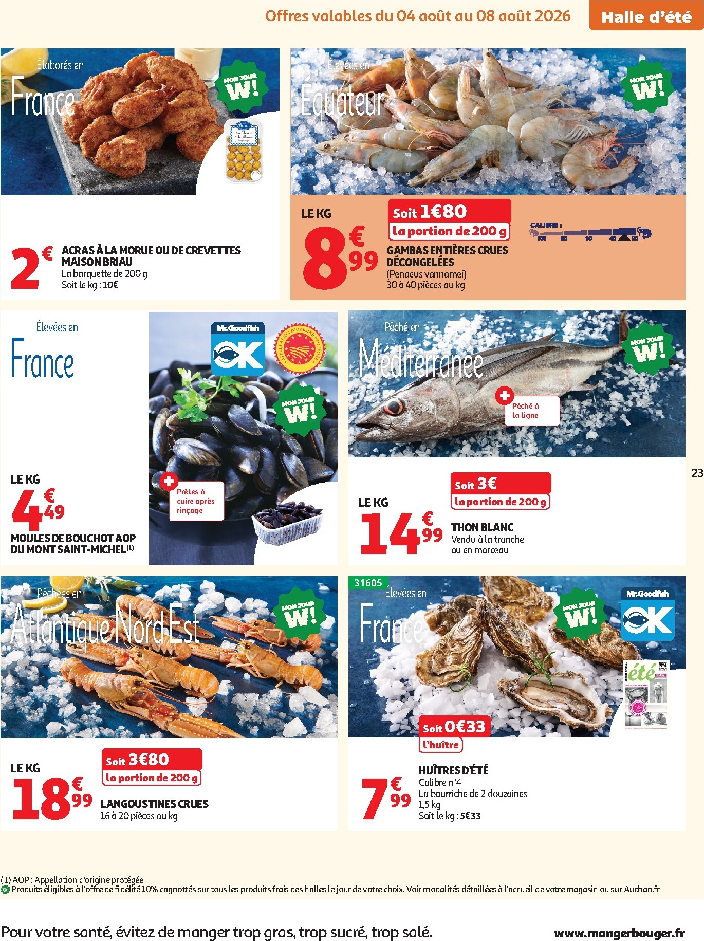 auchan - Auchan folder voor volgende week van dinsdag 04/08/2026 tot zondag 16/08/2026 - page: 23