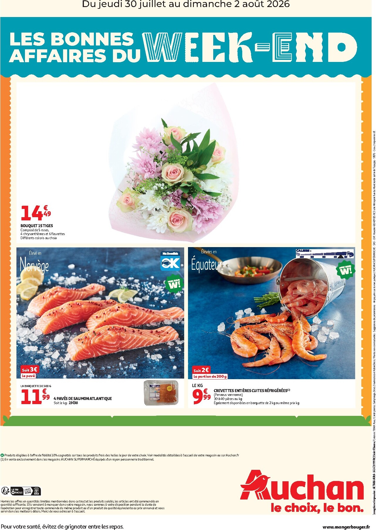 auchan - Huidige Auchan - Les bons plans du week end dans votre super ! - Supermarché folder geldig van donderdag 30/07/2026 tot zondag 02/08/2026 - page: 2