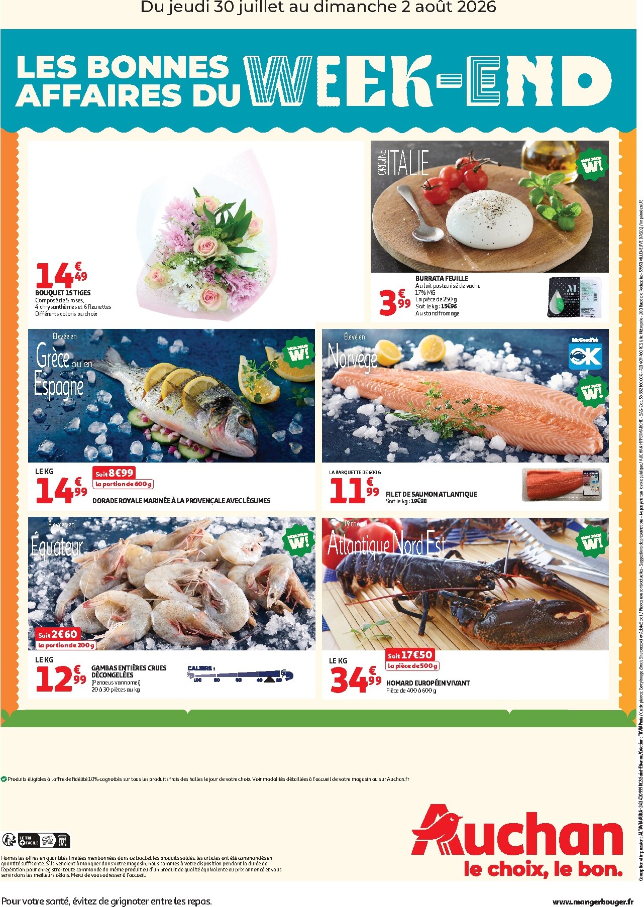 auchan - Huidige Auchan - Les bons plans du week end folder geldig van donderdag 30/07/2026 tot zondag 02/08/2026 - page: 2