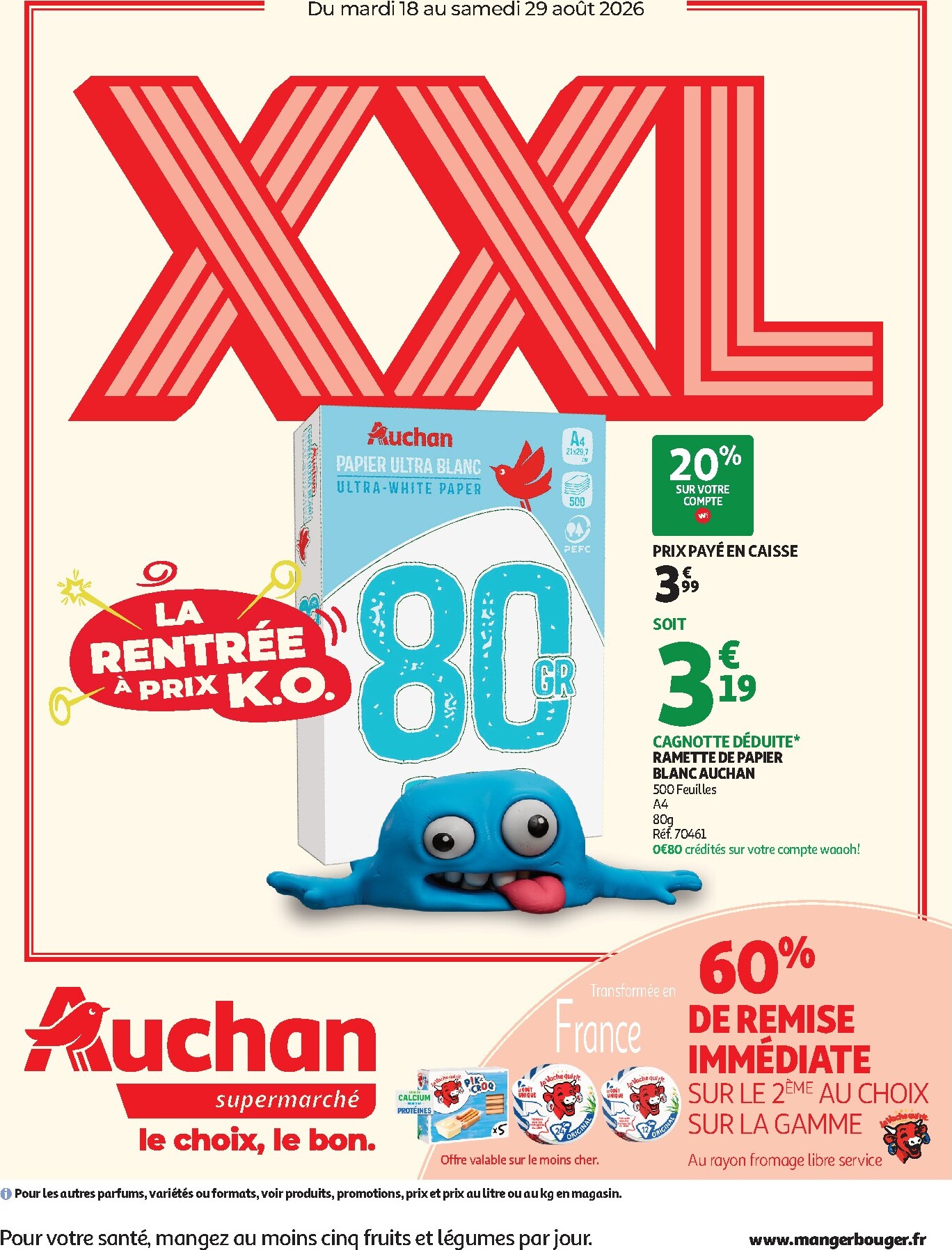 auchan - Auchan Supermarché folder voor volgende week van dinsdag 18/08/2026 tot zaterdag 29/08/2026
