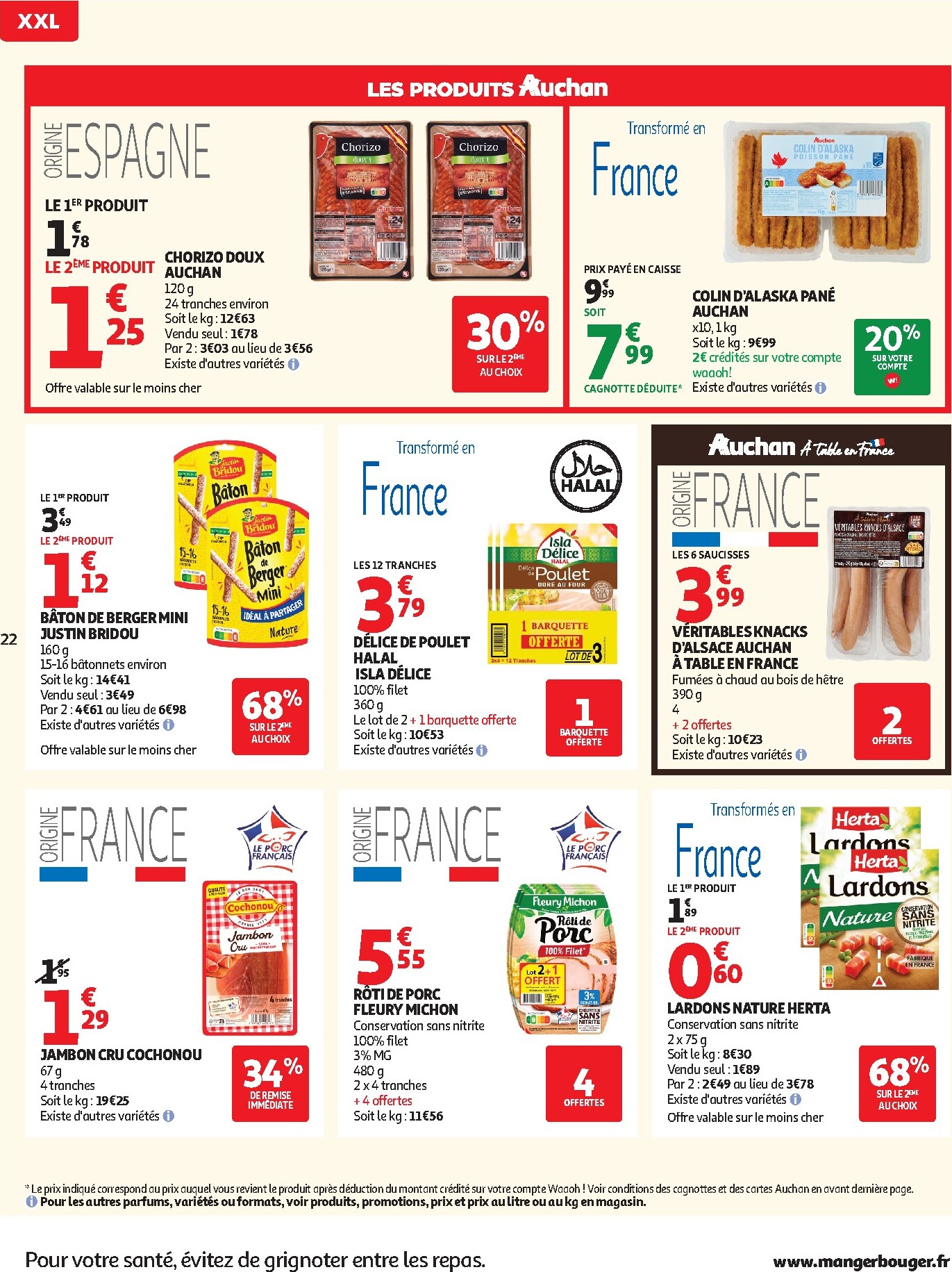 auchan - Auchan Supermarché folder voor volgende week van dinsdag 18/08/2026 tot zaterdag 29/08/2026 - page: 22