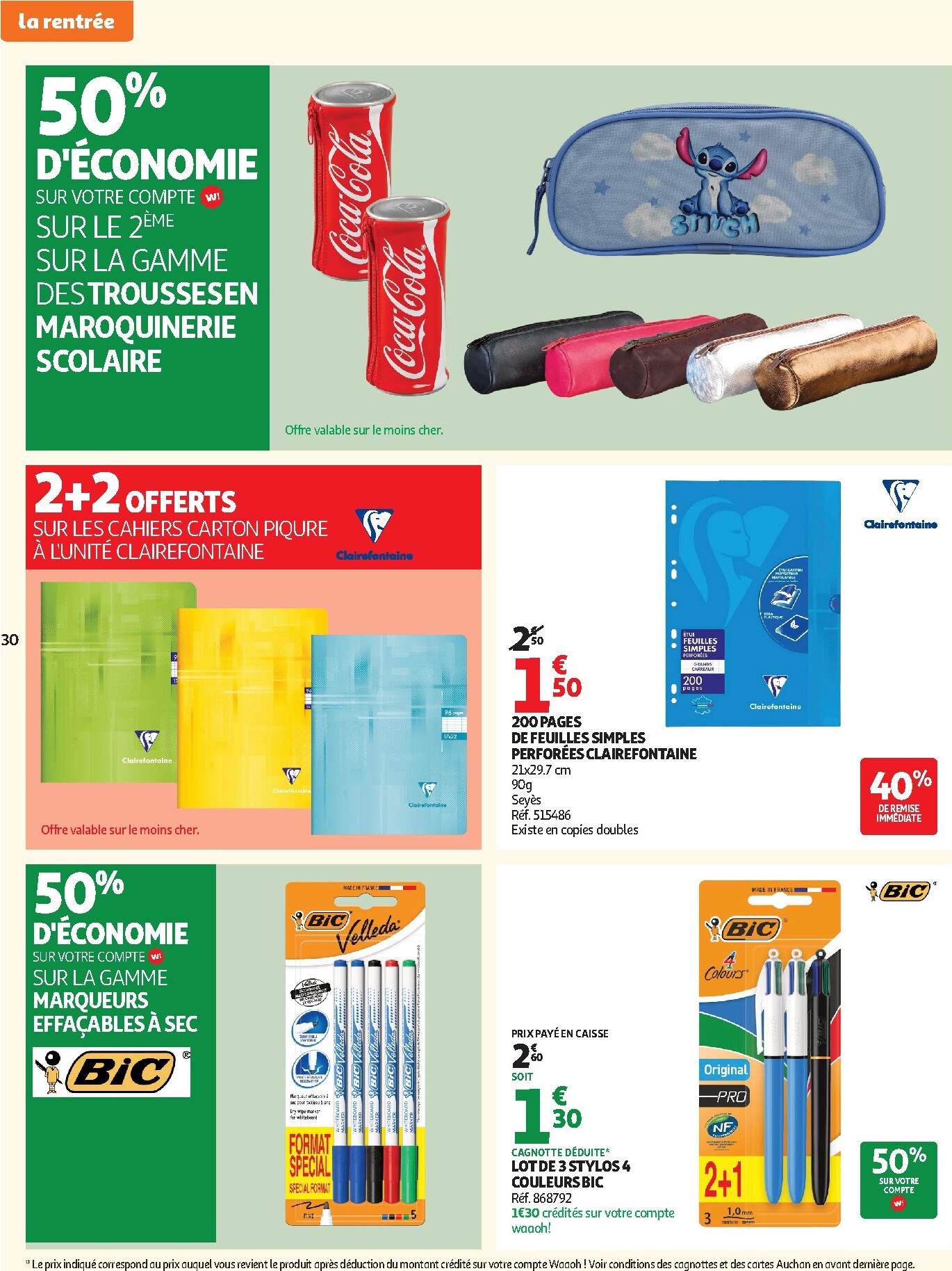 auchan - Auchan Supermarché folder voor volgende week van dinsdag 18/08/2026 tot zaterdag 29/08/2026 - page: 30
