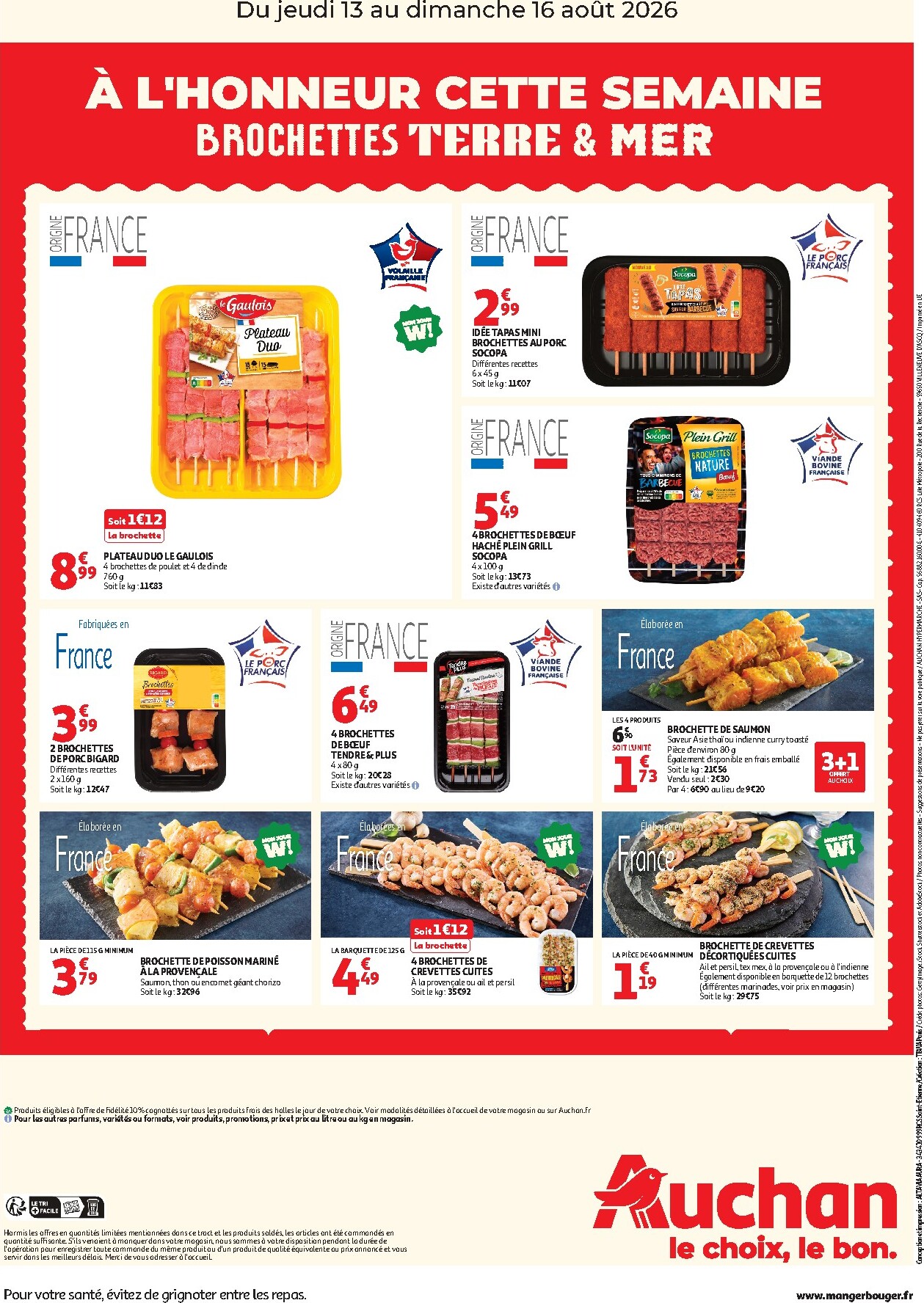 auchan - Huidige Auchan - À l'honneur cette semaine folder geldig van donderdag 13/08/2026 tot zondag 16/08/2026 - page: 2