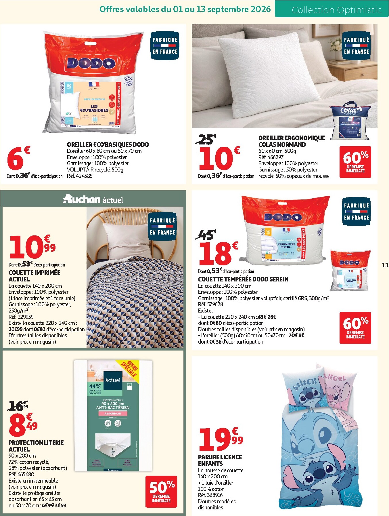 auchan - Auchan - Inspiration déco - Hypermarché folder voor volgende week van dinsdag 01/09/2026 tot zondag 01/11/2026 - page: 13