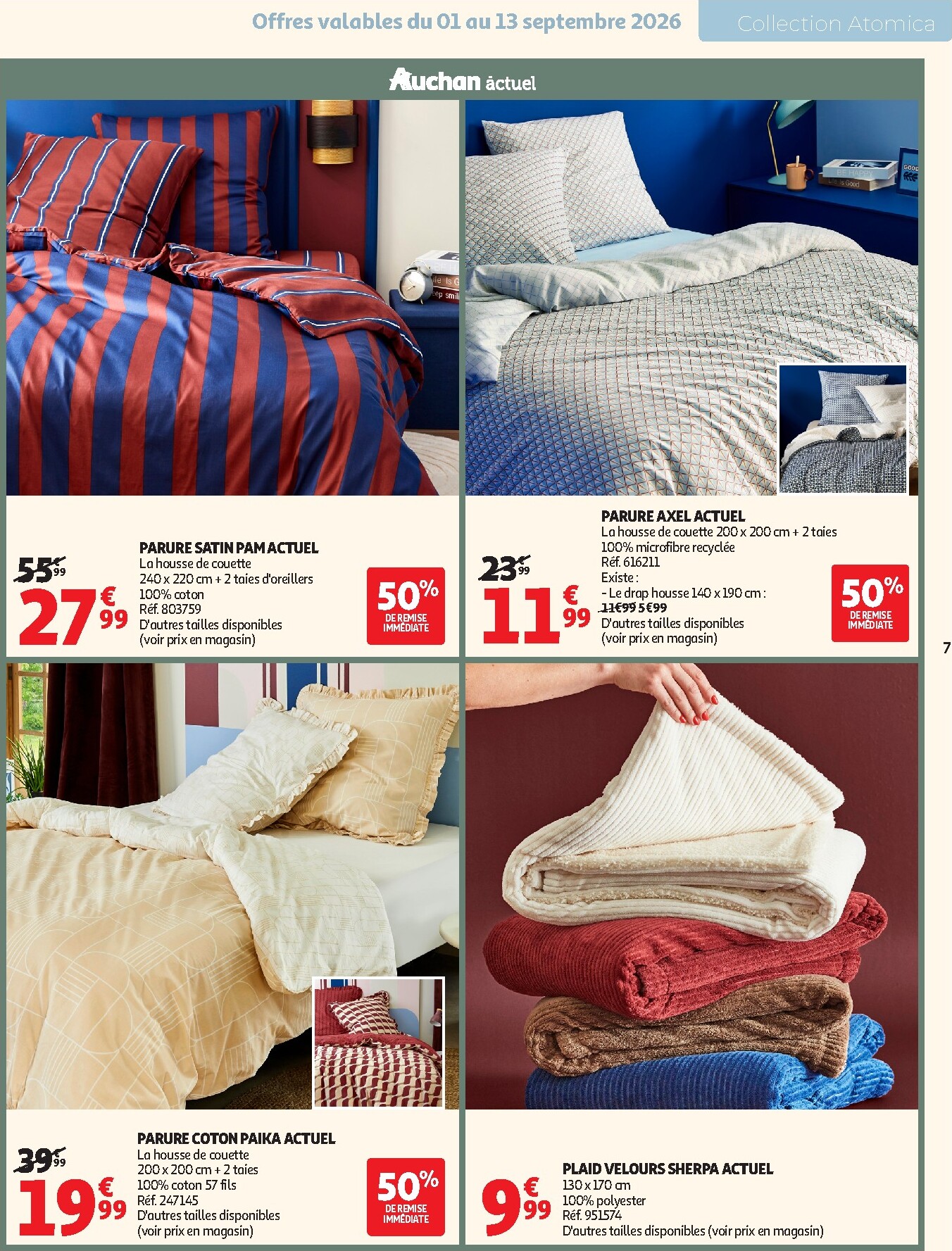 auchan - Auchan - Inspiration déco - Hypermarché folder voor volgende week van dinsdag 01/09/2026 tot zondag 01/11/2026 - page: 7