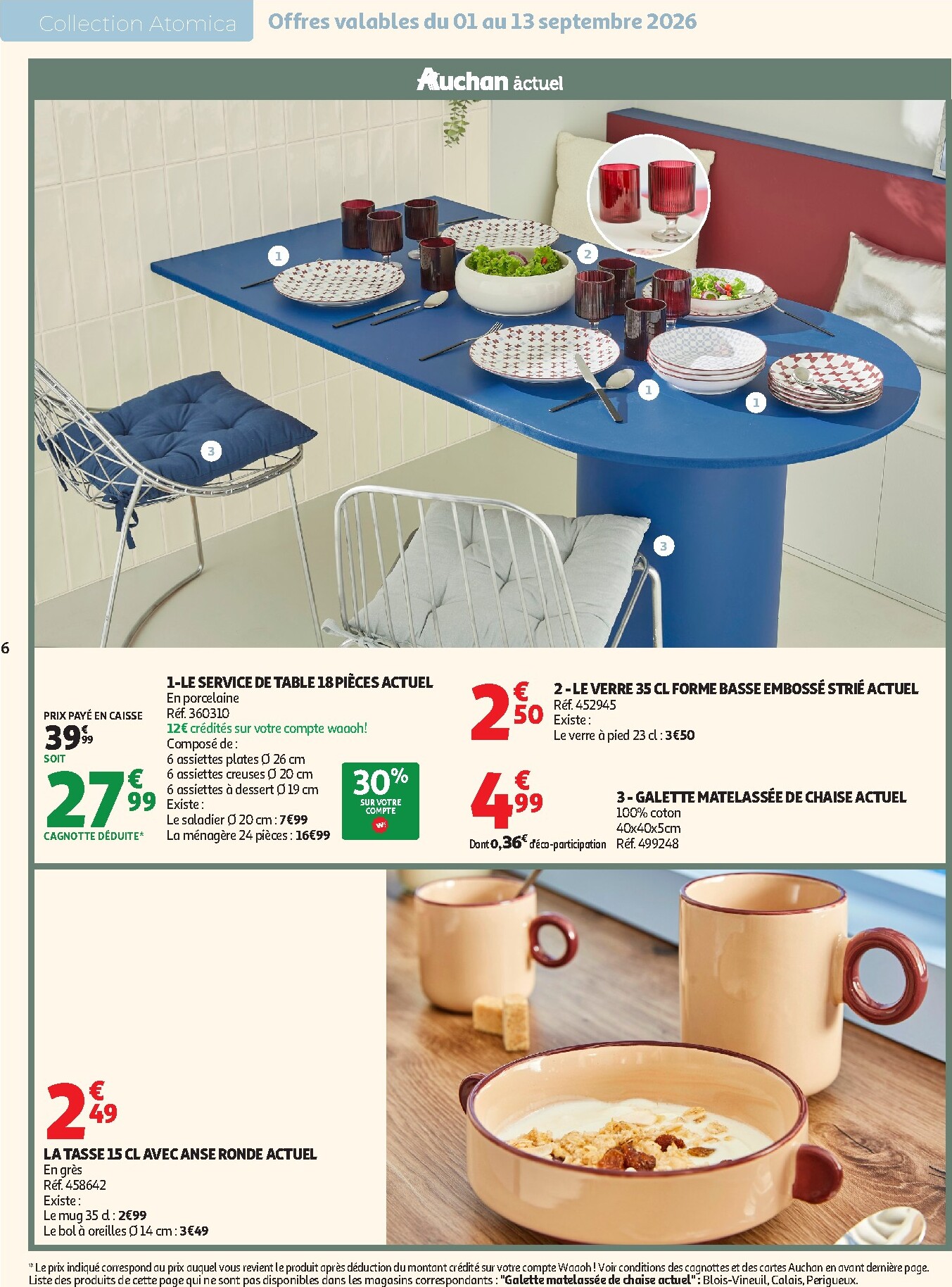 auchan - Auchan - Inspiration déco - Hypermarché folder voor volgende week van dinsdag 01/09/2026 tot zondag 01/11/2026 - page: 6
