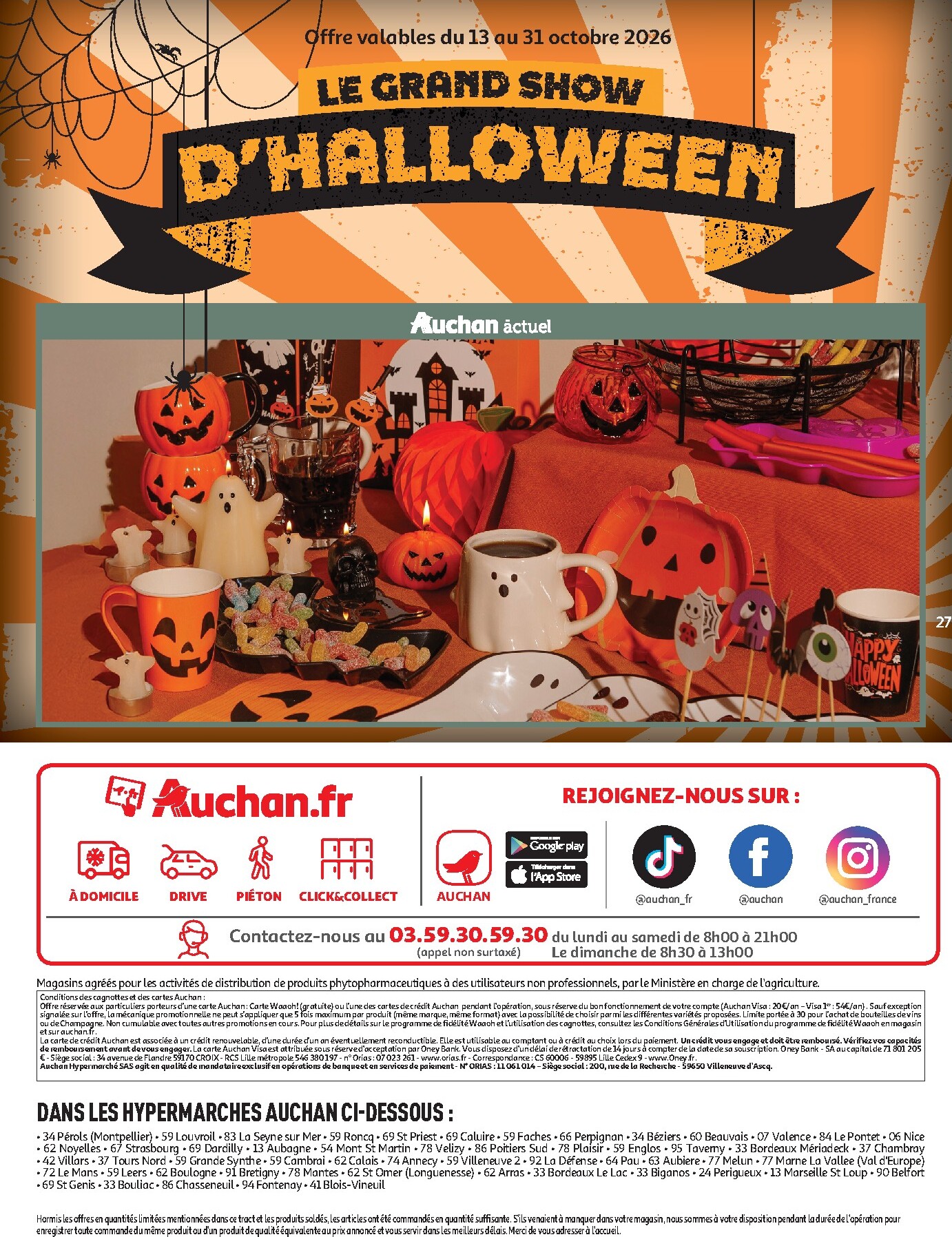 auchan - Auchan - Inspiration déco - Hypermarché folder voor volgende week van dinsdag 01/09/2026 tot zondag 01/11/2026 - page: 27