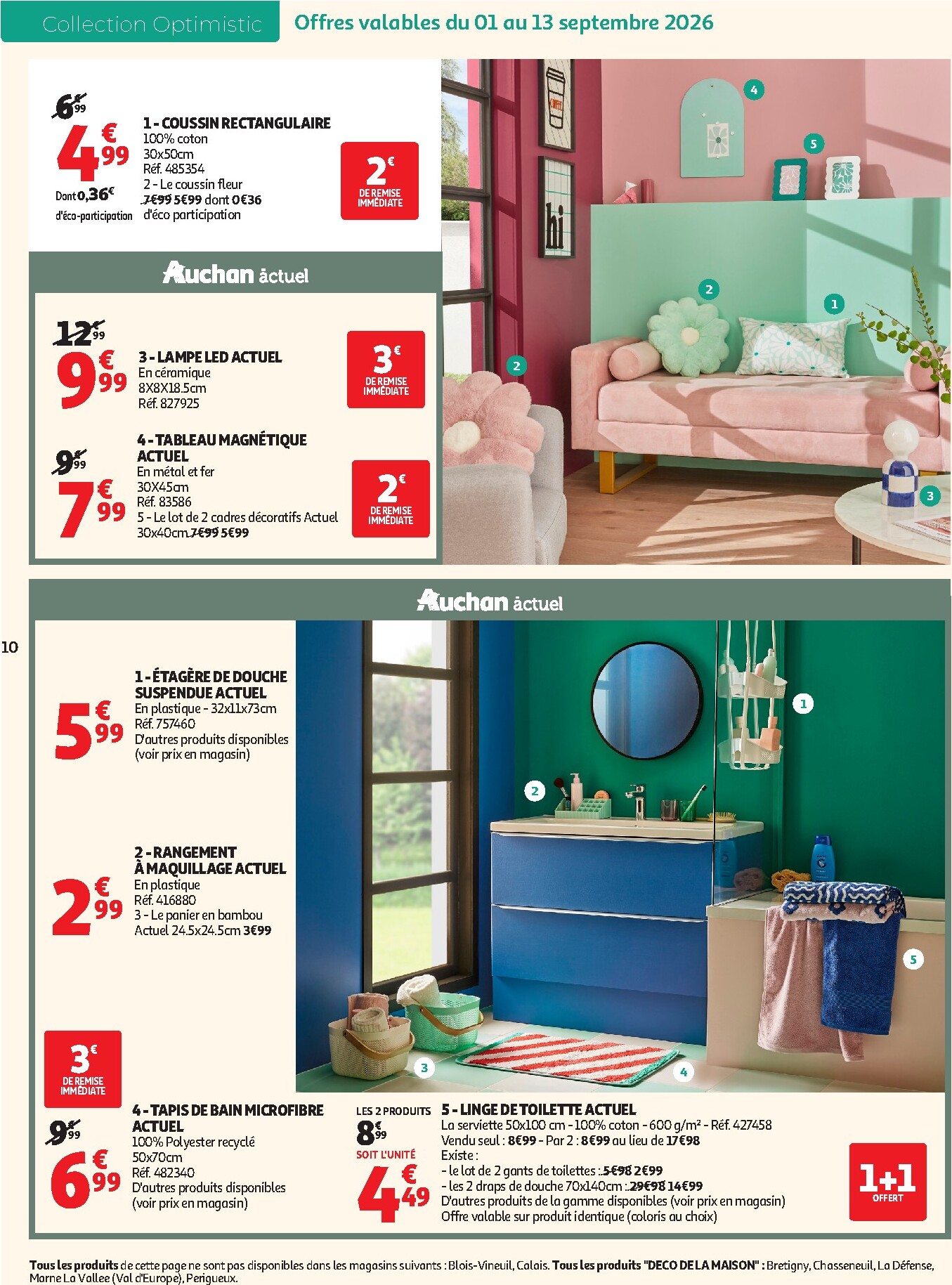 auchan - Auchan - Inspiration déco - Hypermarché folder voor volgende week van dinsdag 01/09/2026 tot zondag 01/11/2026 - page: 10