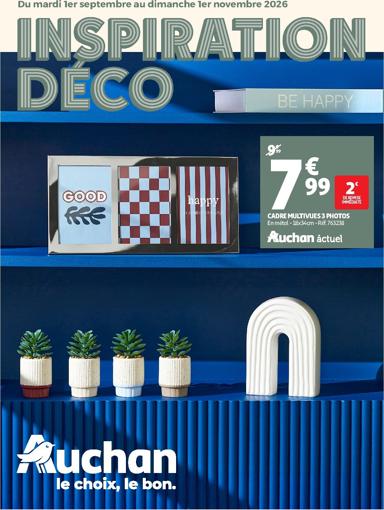 auchan - Auchan - Inspiration déco - Hypermarché folder voor volgende week van dinsdag 01/09/2026 tot zondag 01/11/2026
