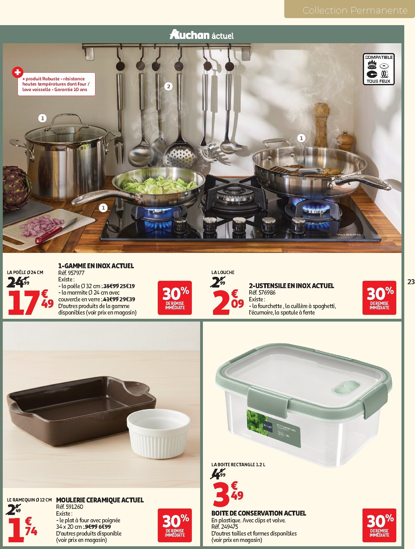 auchan - Auchan - Inspiration déco - Hypermarché folder voor volgende week van dinsdag 01/09/2026 tot zondag 01/11/2026 - page: 23