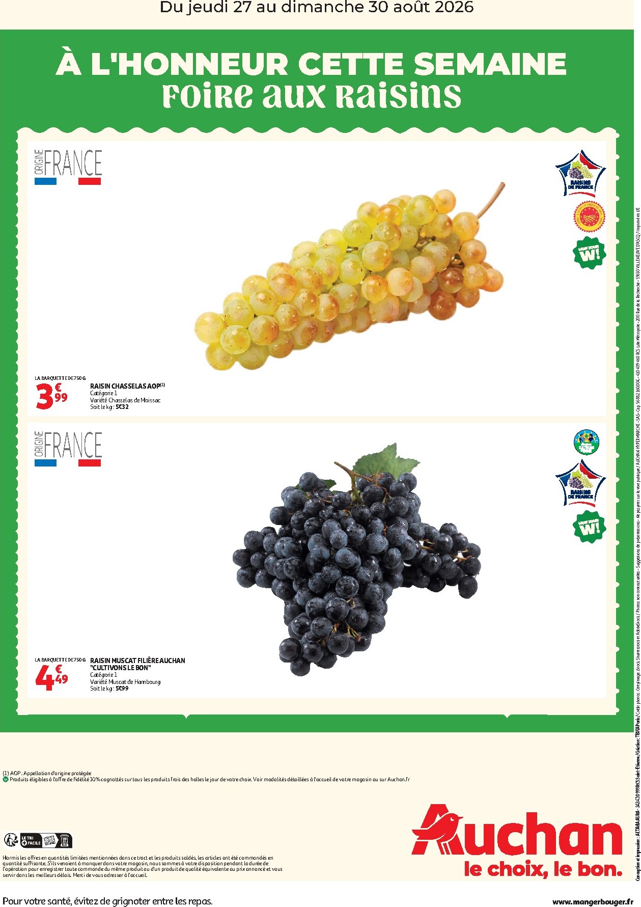 auchan - Huidige Auchan - À l'honneur cette semaine - Hypermarché folder geldig van donderdag 27/08/2026 tot zondag 30/08/2026 - page: 2