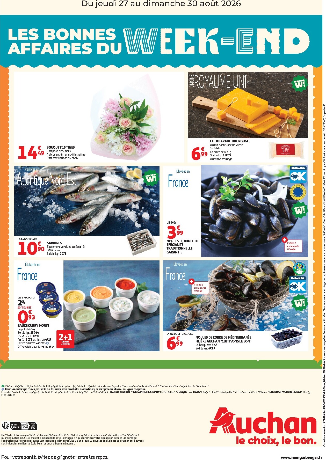 auchan - Huidige Auchan - Les bons plan du week end dans votre hyper - Hypermarché folder geldig van donderdag 27/08/2026 tot zondag 30/08/2026 - page: 2