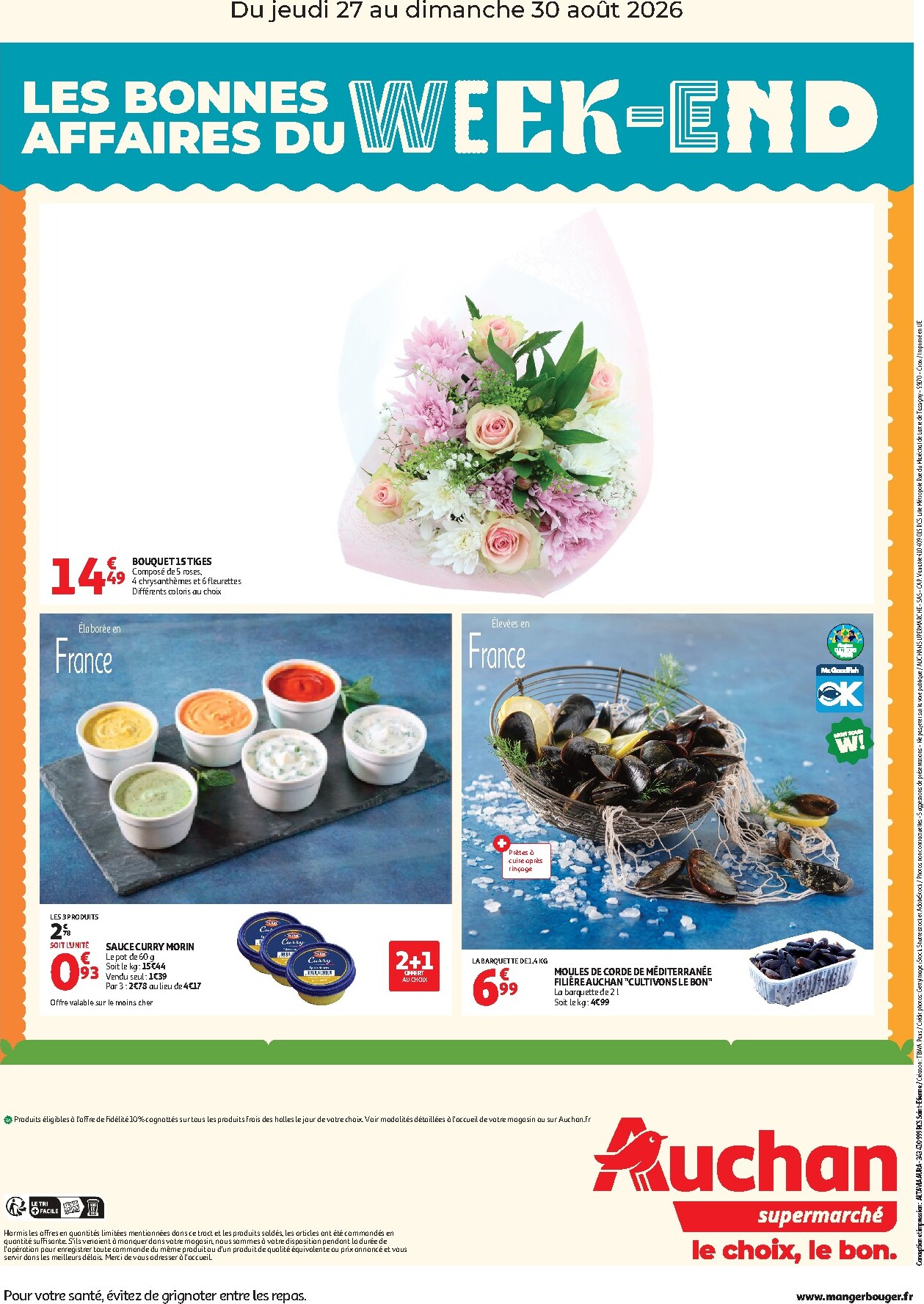 auchan - Huidige Auchan - Les bons plan du week end dans votre super - Supermarché folder geldig van donderdag 27/08/2026 tot zondag 30/08/2026 - page: 2