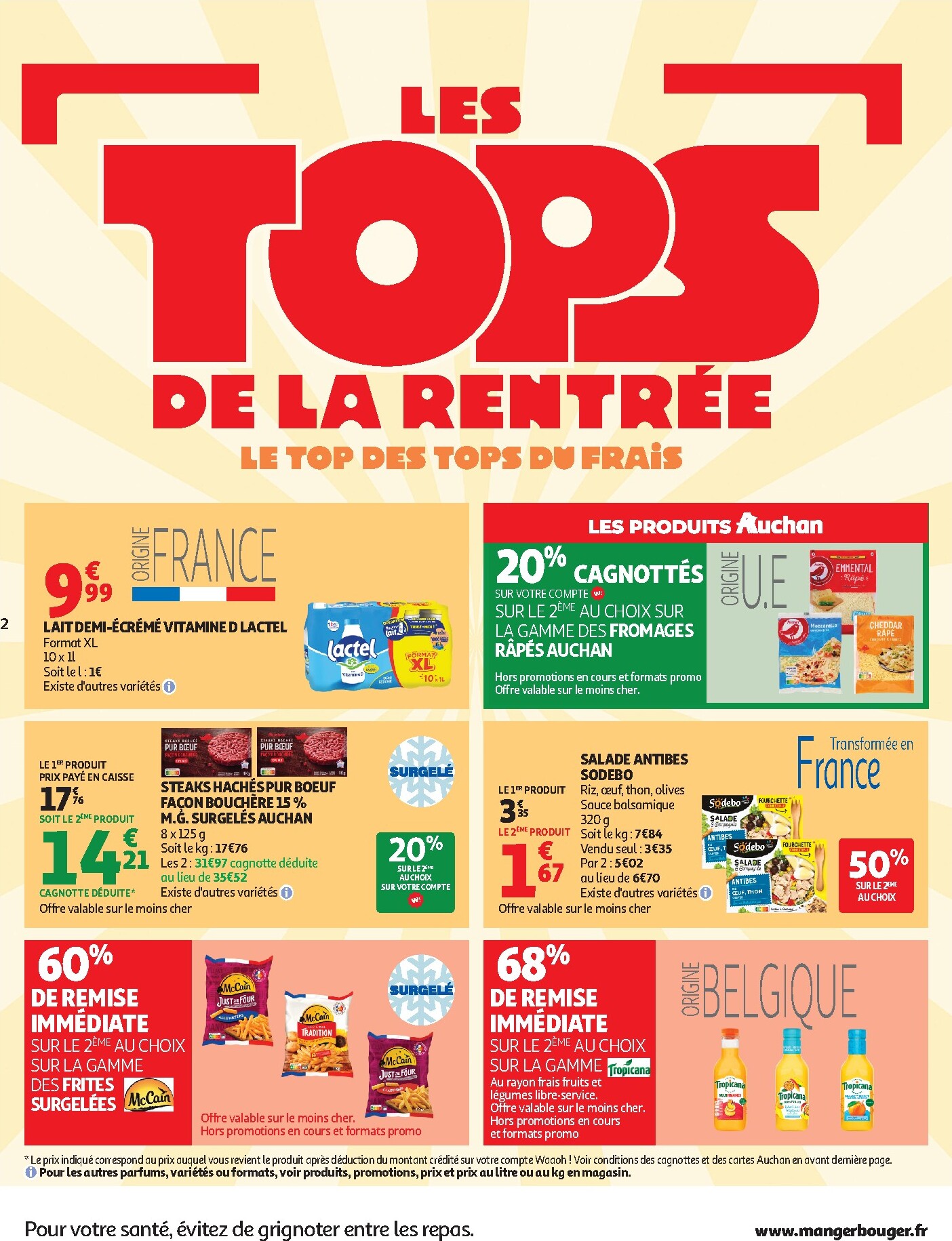 auchan - Auchan - Tops rentrée supers folder voor volgende week van dinsdag 01/09/2026 tot zaterdag 12/09/2026 - page: 2