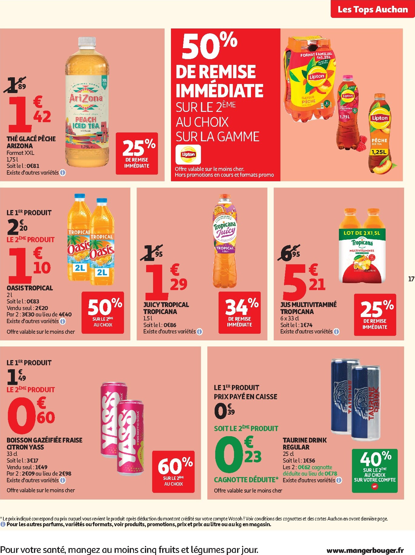 auchan - Auchan - Tops rentrée supers folder voor volgende week van dinsdag 01/09/2026 tot zaterdag 12/09/2026 - page: 17