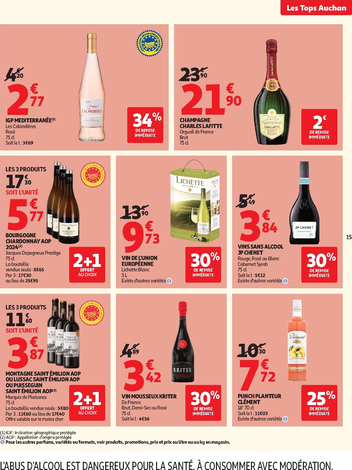 auchan - Auchan - Tops rentrée supers folder voor volgende week van dinsdag 01/09/2026 tot zaterdag 12/09/2026 - page: 15