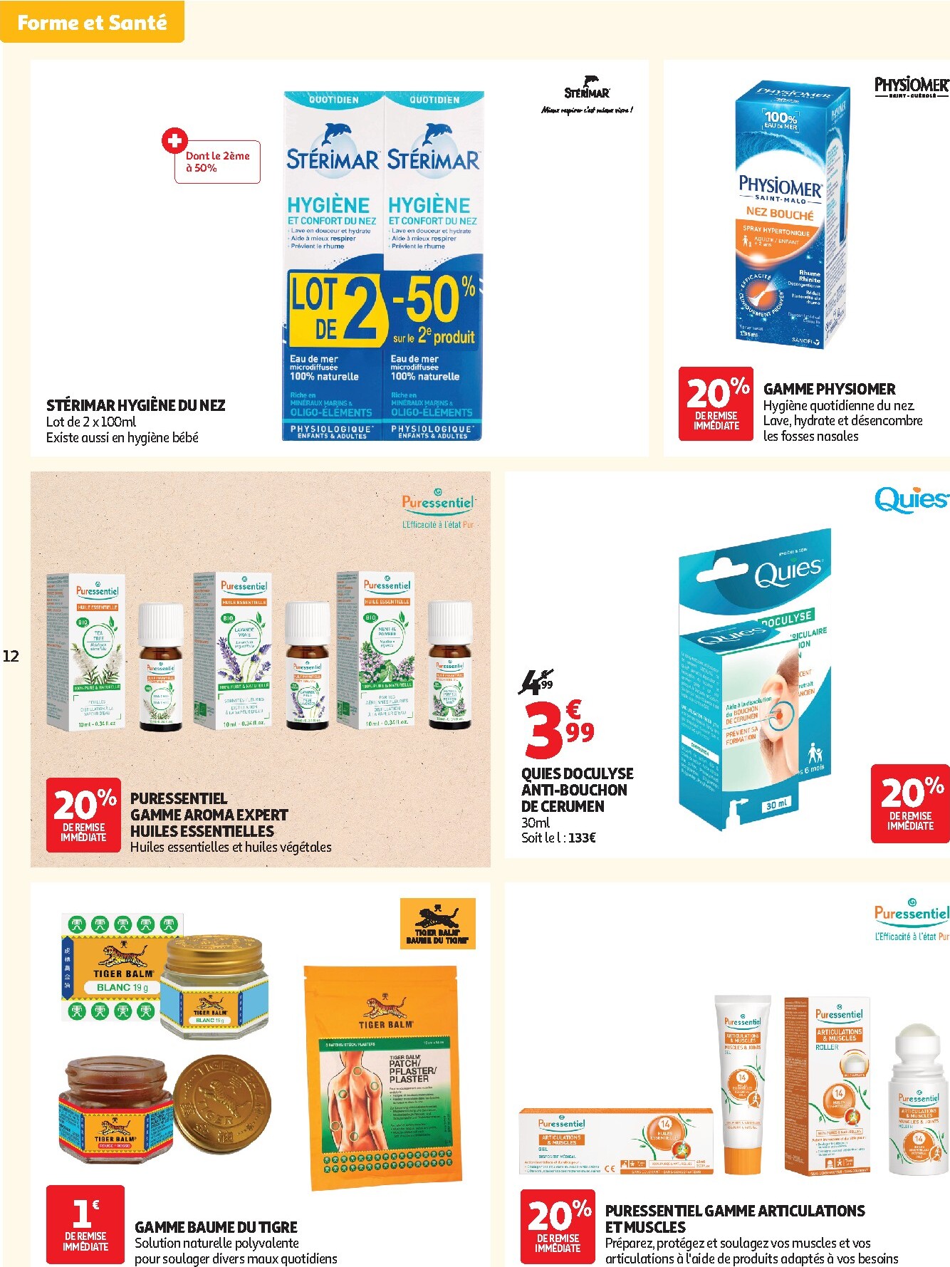 auchan - Auchan - Parapharmacie, beauté folder voor volgende week van dinsdag 01/09/2026 tot zondag 27/09/2026 - page: 12