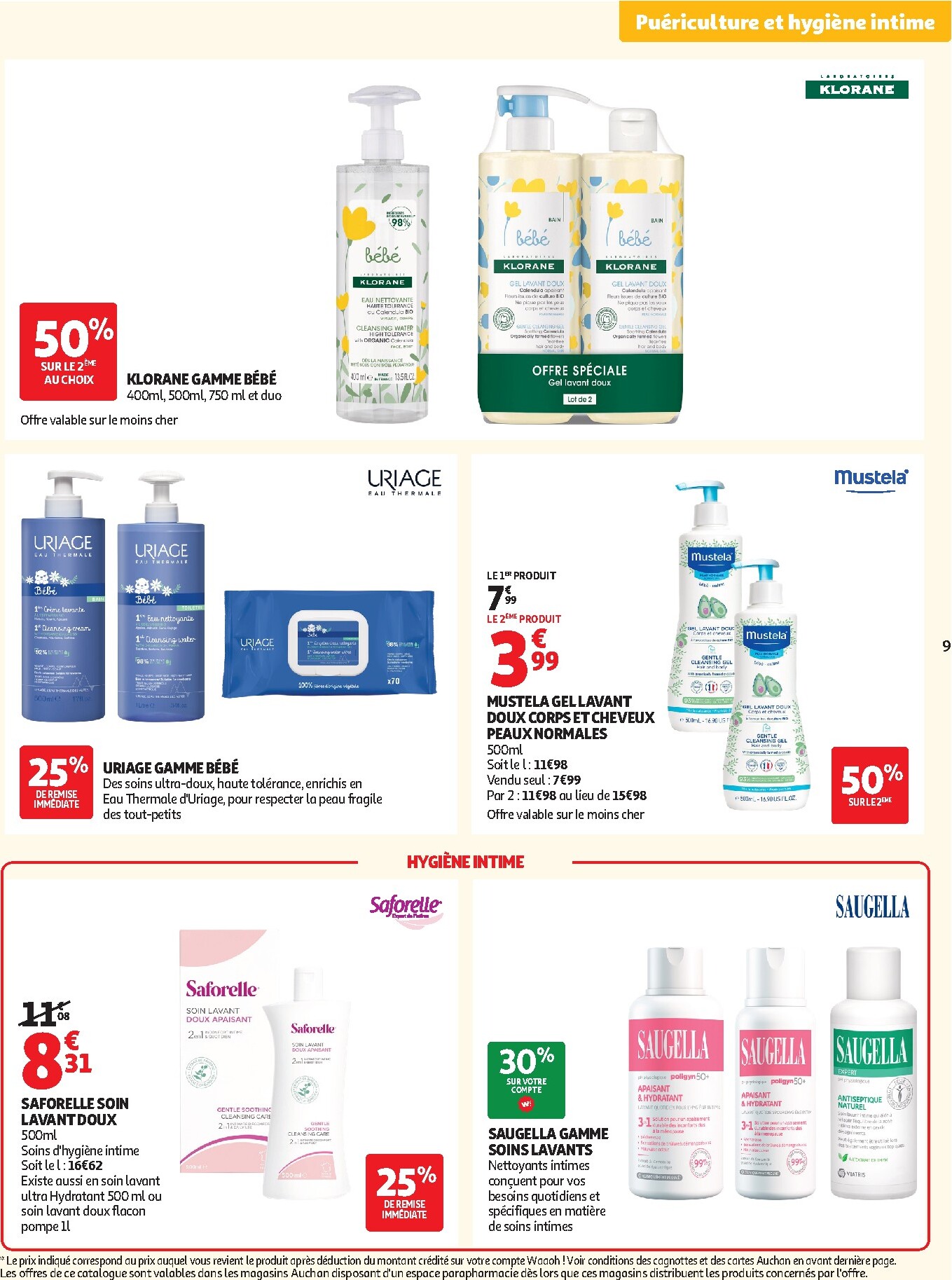 auchan - Auchan - Parapharmacie, beauté folder voor volgende week van dinsdag 01/09/2026 tot zondag 27/09/2026 - page: 9