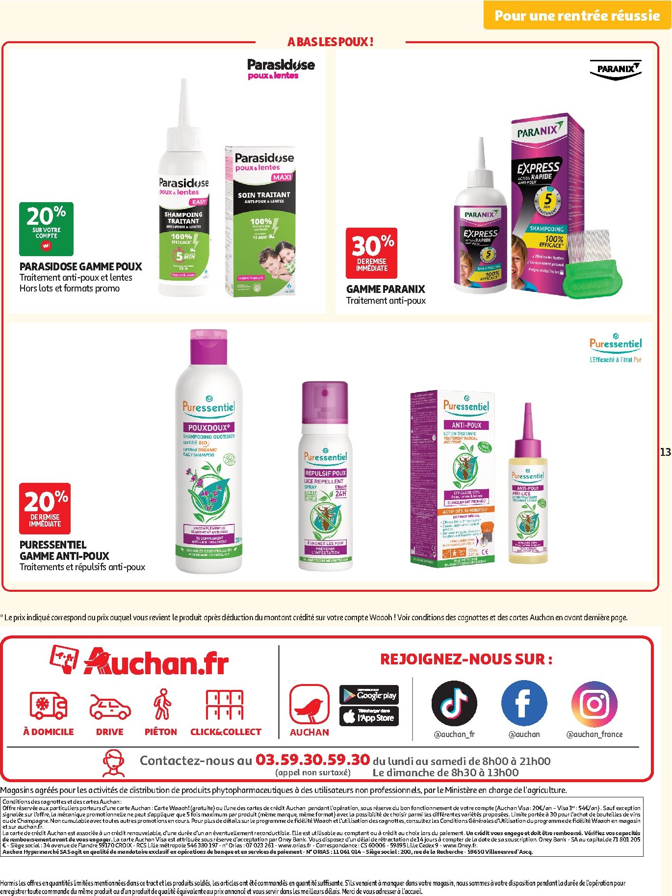 auchan - Auchan - Parapharmacie, beauté folder voor volgende week van dinsdag 01/09/2026 tot zondag 27/09/2026 - page: 13