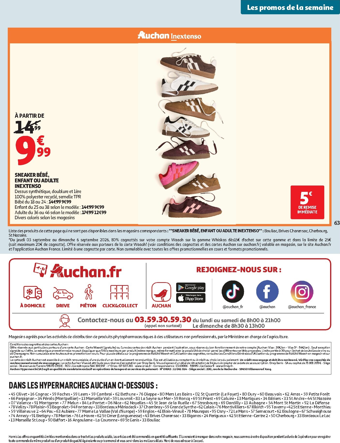 auchan - Auchan folder voor volgende week van dinsdag 01/09/2026 tot zondag 13/09/2026 - page: 65
