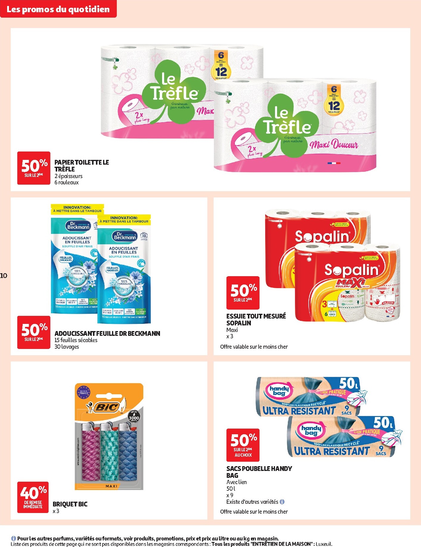 auchan - Auchan - Les promos du moment - Hypermarché folder voor volgende week van dinsdag 15/09/2026 tot zondag 27/09/2026 - page: 10