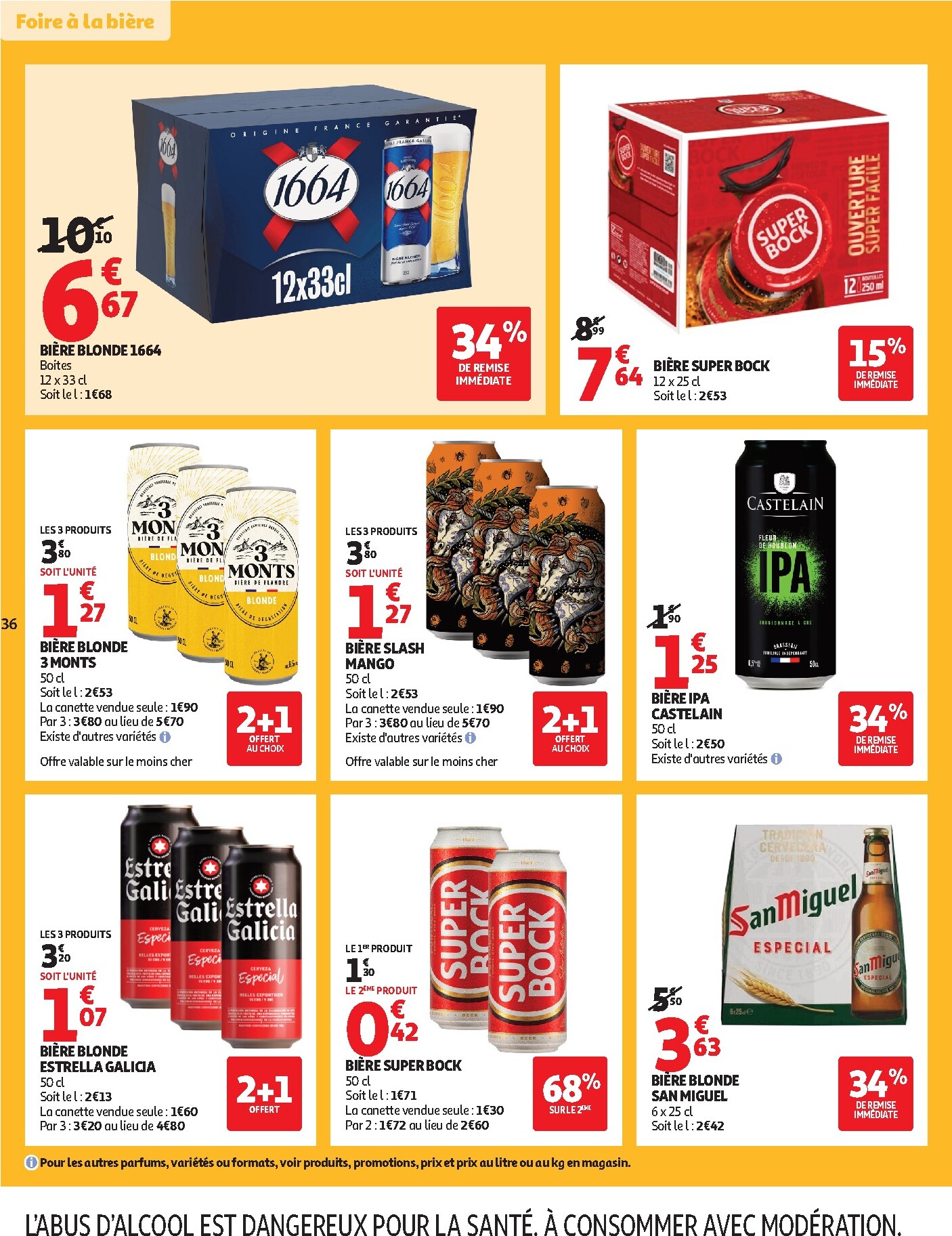 auchan - Auchan - Foire à la bière hypers - Hypermarché folder voor volgende week van dinsdag 15/09/2026 tot zondag 27/09/2026 - page: 36