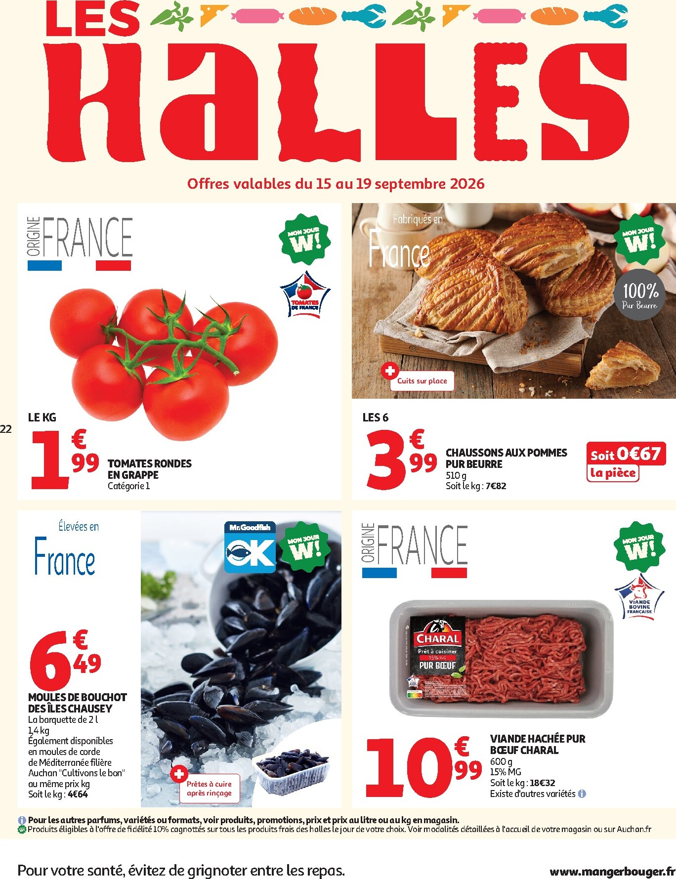 auchan - Auchan - Foire à la bière hypers - Hypermarché folder voor volgende week van dinsdag 15/09/2026 tot zondag 27/09/2026 - page: 22